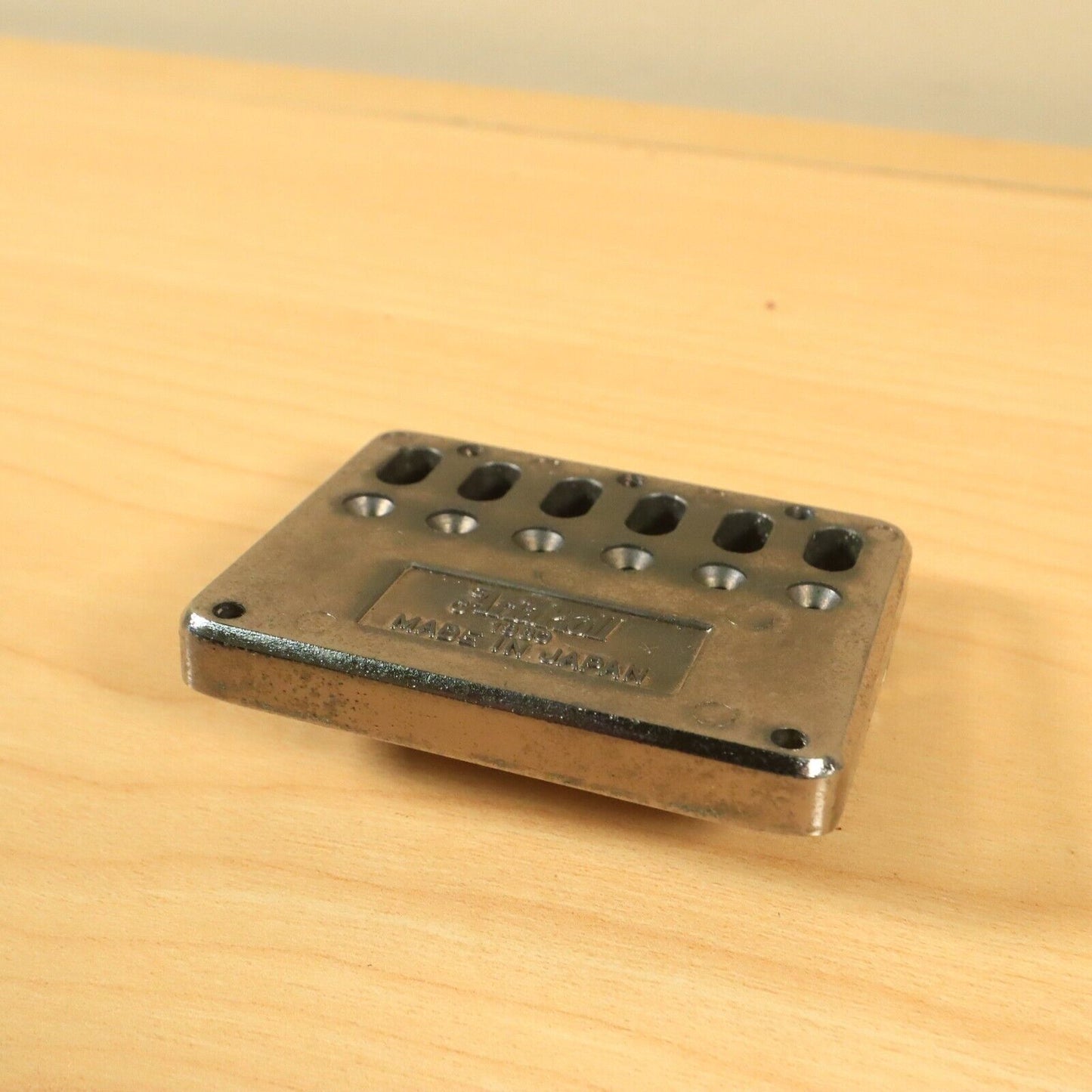 1980 Aria Pro II ZZ Guitar Recessed Bridge Plate Hardtail Vintage Part Japan