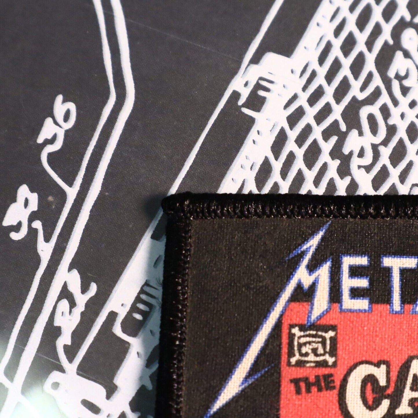 Metallica Cap'ns of Crunch Iron-On Patch Vintage