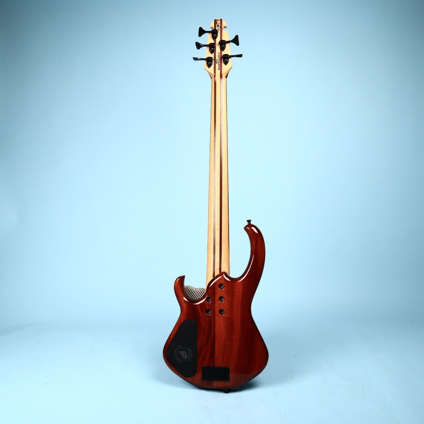 Skjold Exotic Custom Curly Walnut 5 String Bass Guitar