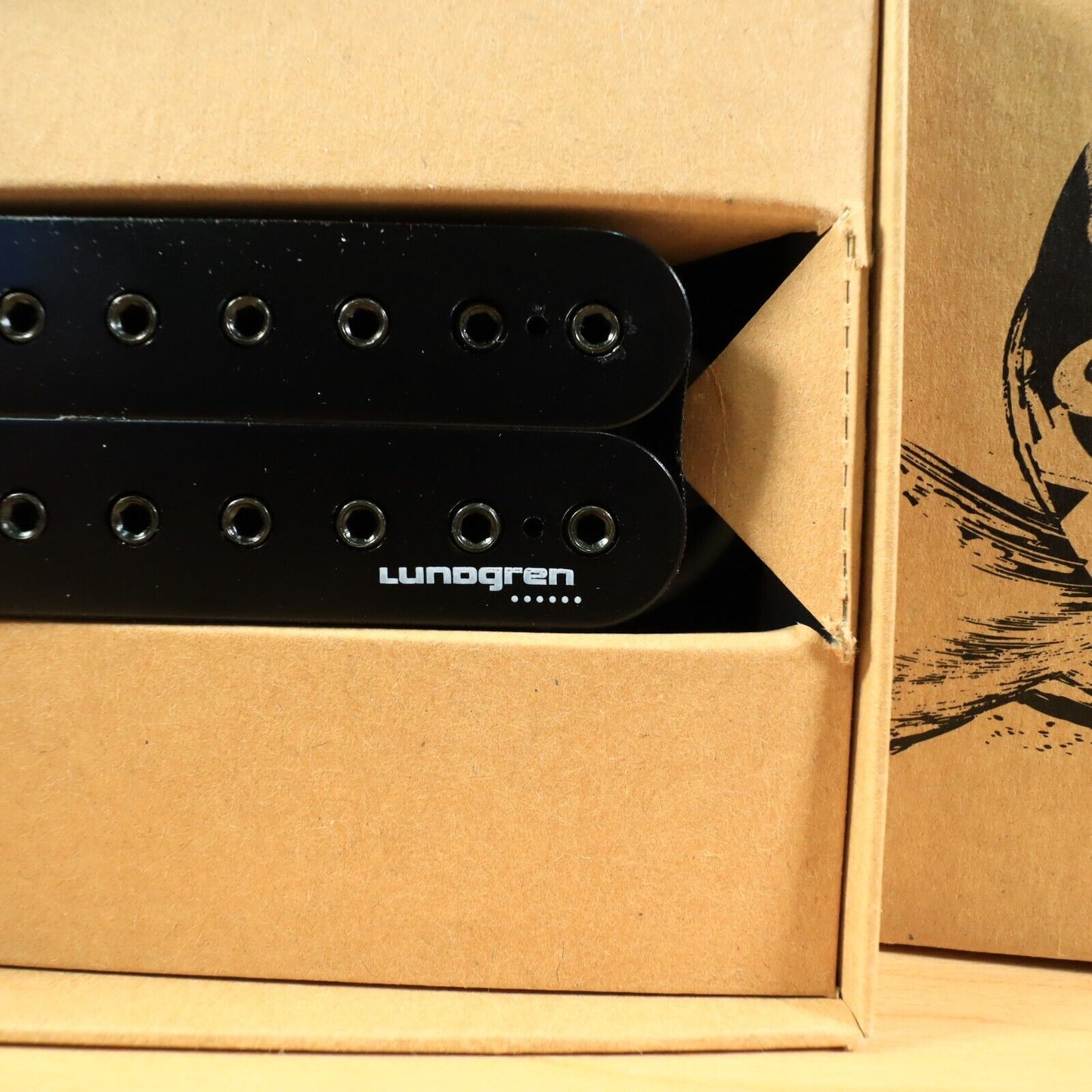Lundgren Black Heaven 7-String Pickup Bridge Electric Guitar