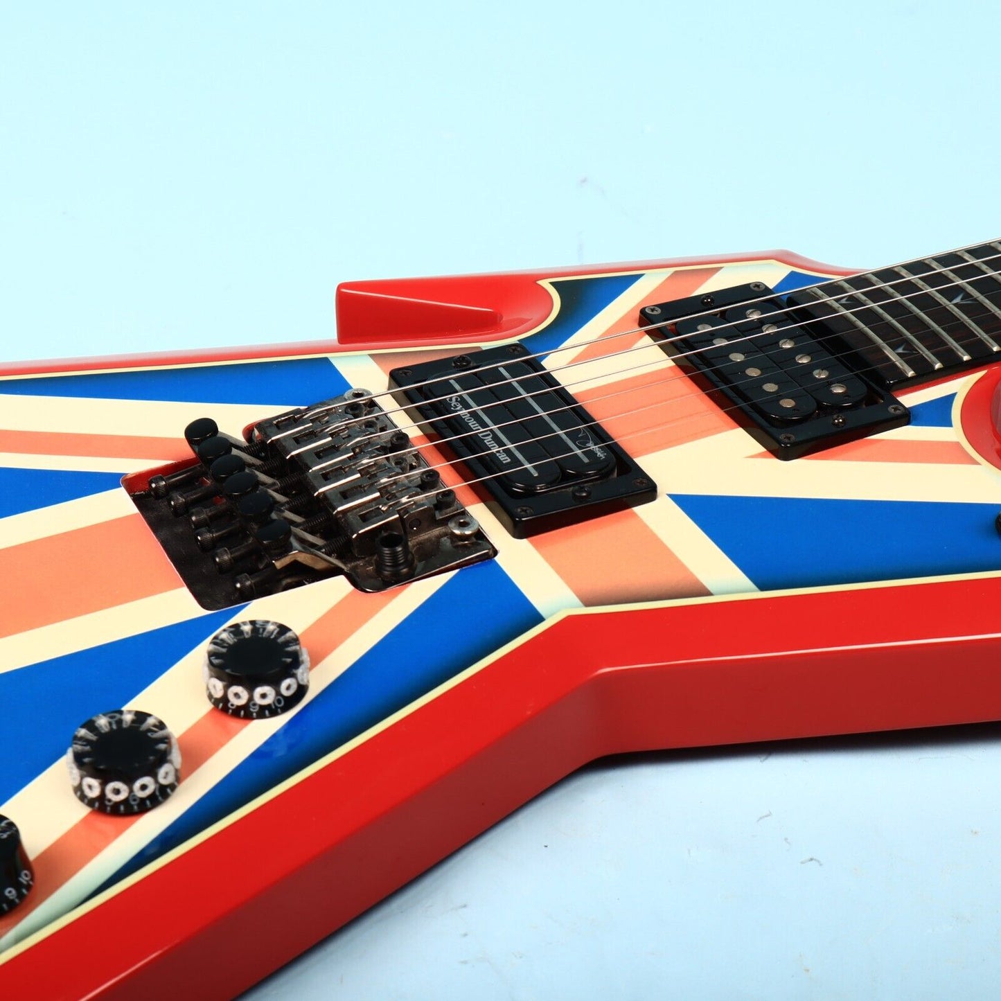 Dean Dime Dimebag Darrell Razorback 255 Union Jack England UK Electric Guitar