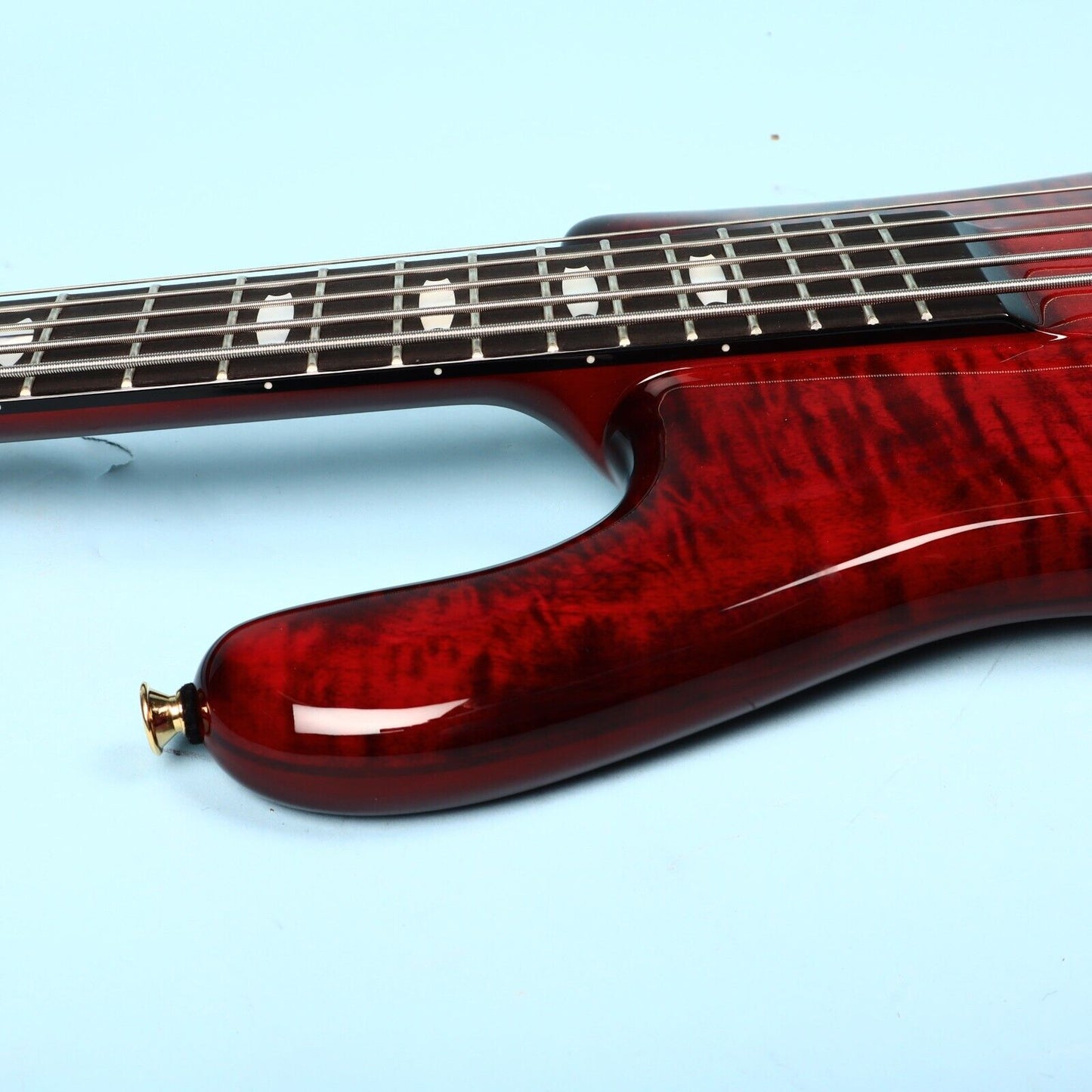 Spector Euro 5 LX 5-String Bass Guitar – Black Cherry Gloss