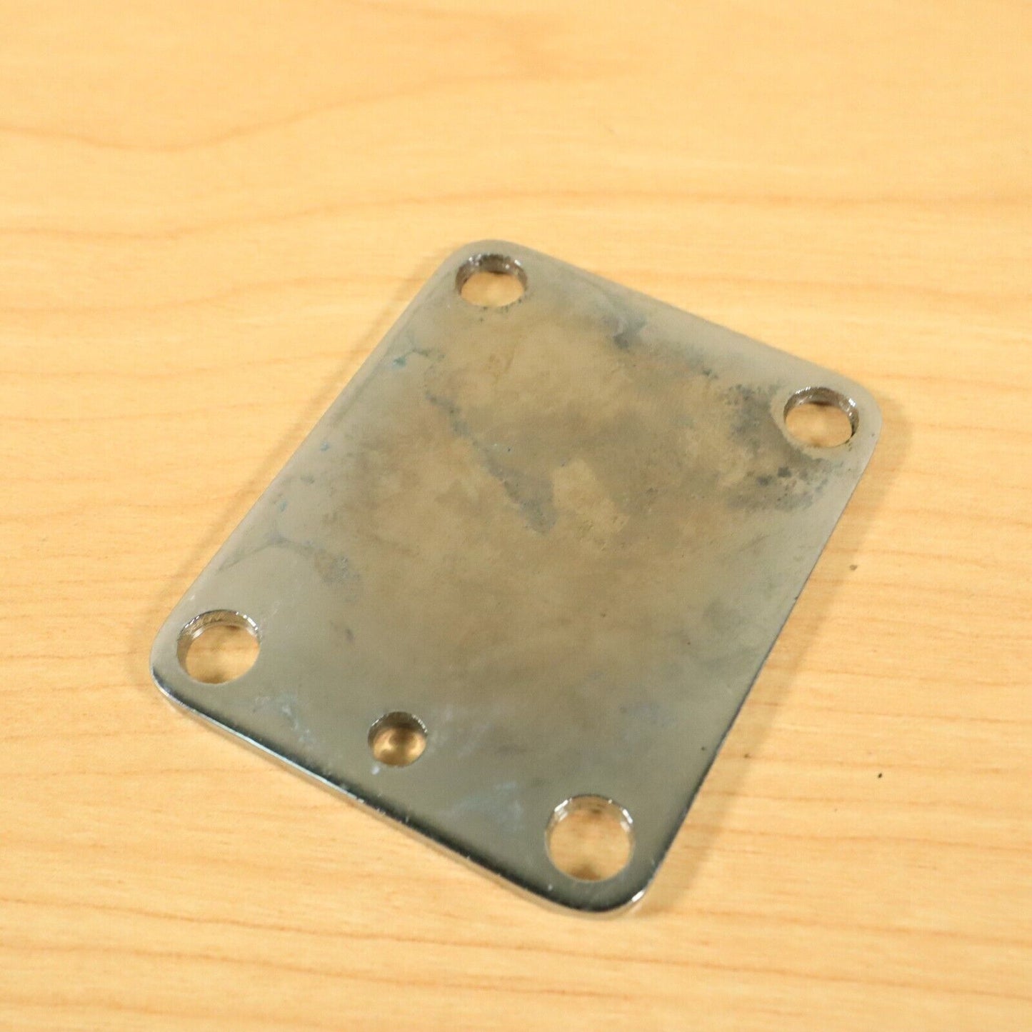 Fender Elite Neck Plate American Jazz Precision USA 1983 1984 Strat Tele Chrome