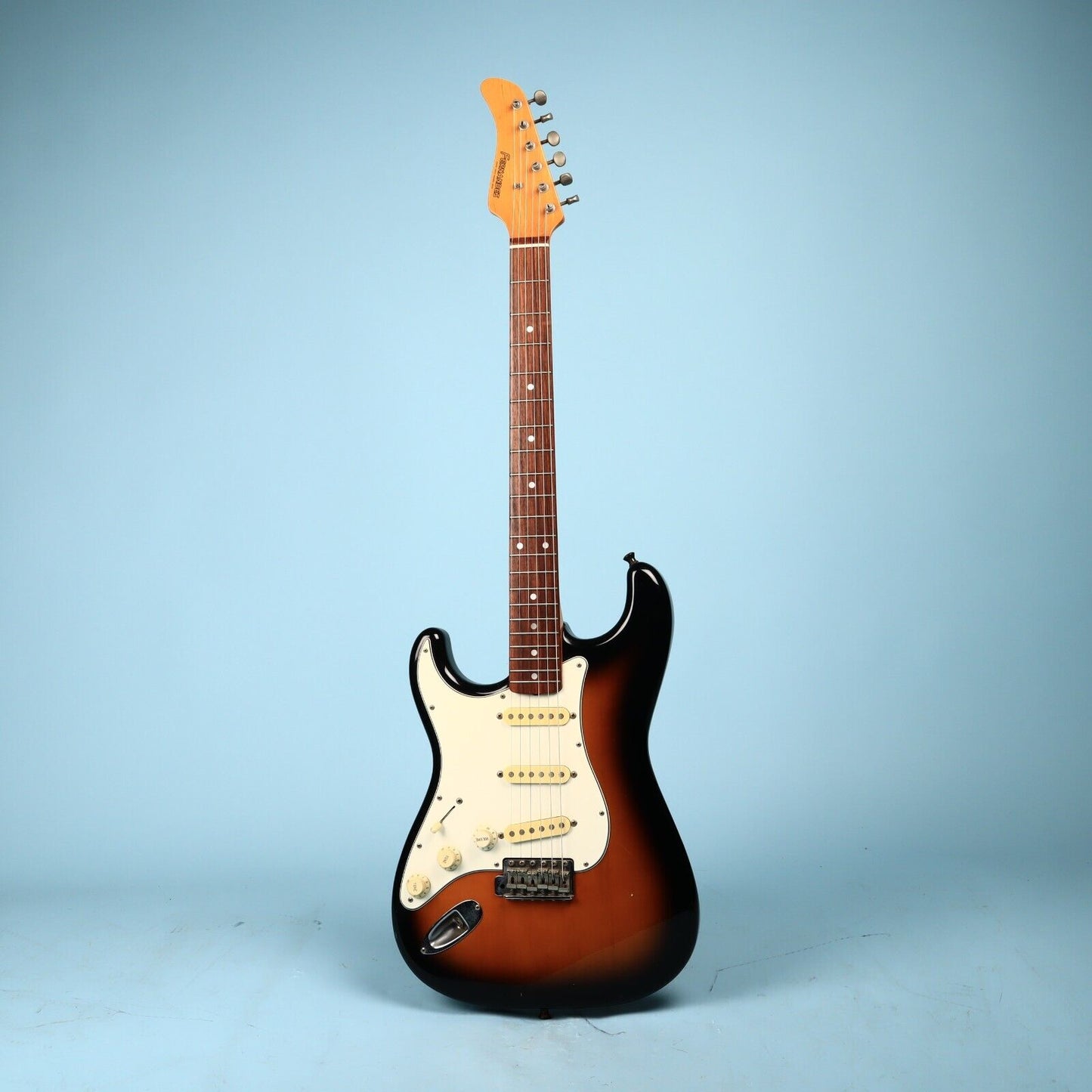 Fernandes MIJ Strat Left Hand Electric Guitar Tobacco Burst