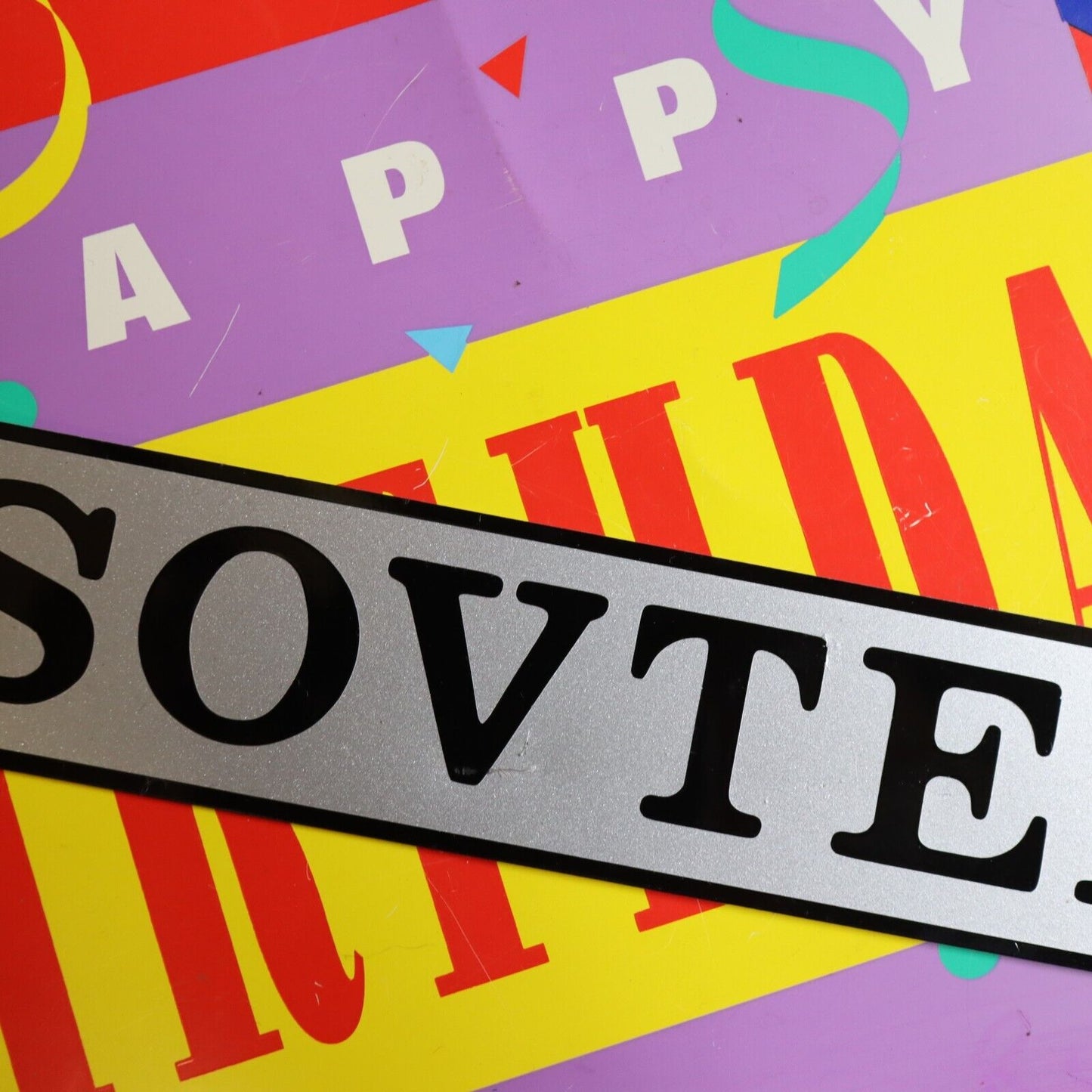 Sovtek Made in Russia Amplifier Amp Faceplate Face Plate 2x10 in