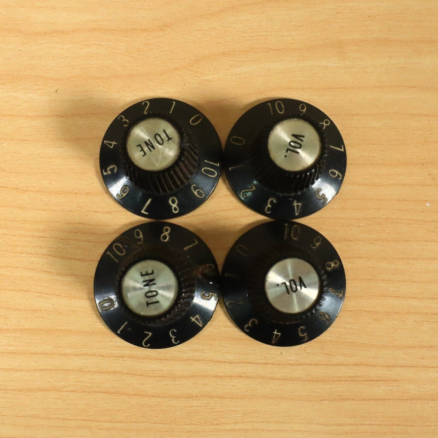 Original 1968 Epiphone Riviera 12-String E360TD-12 Gibson Witch Hat Knobs Set