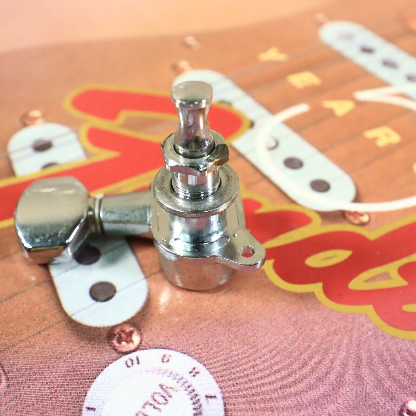 1 Fender Gotoh Brown Stratocaster Squier Japan Machine Head Tuner Tuning Inline