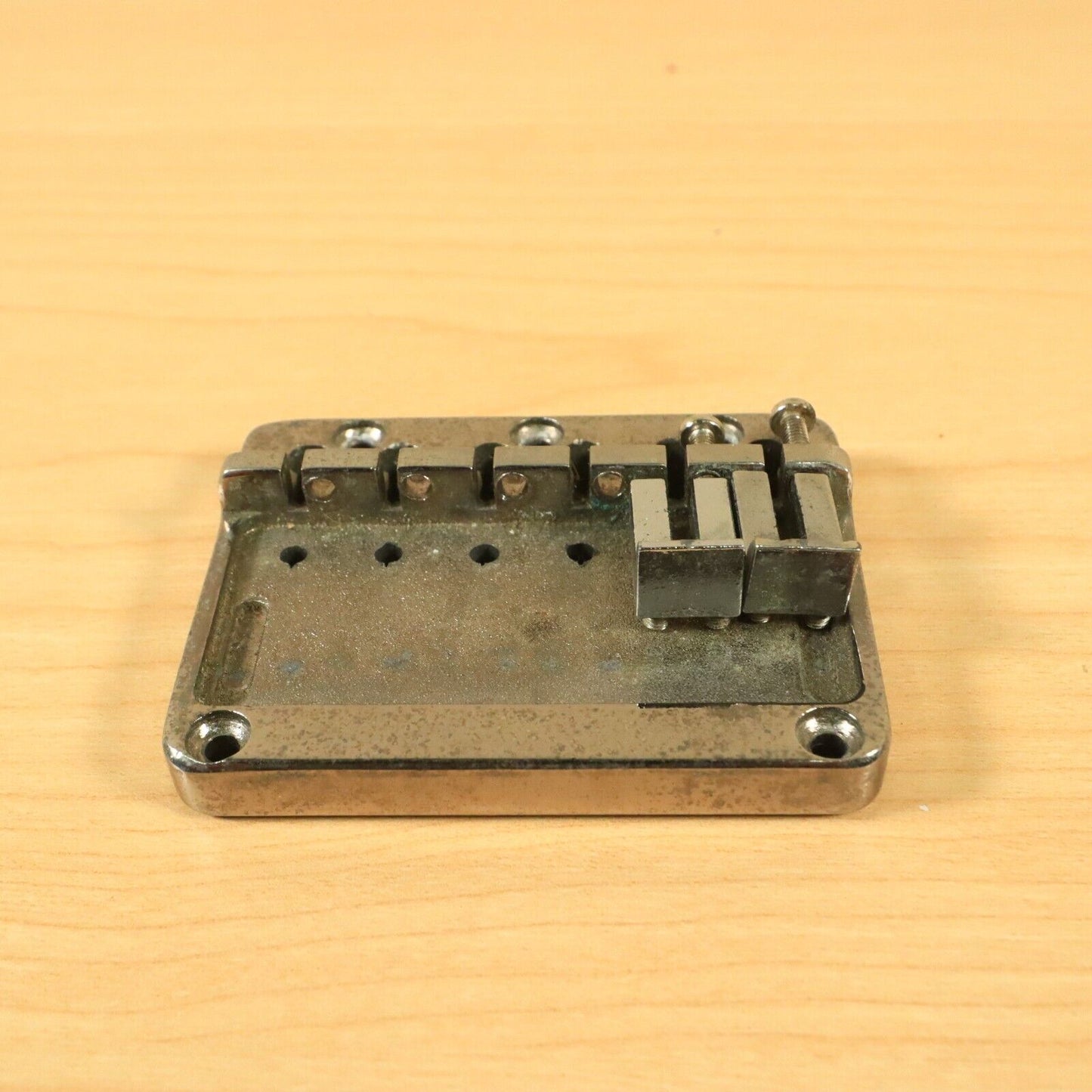 1980 Aria Pro II ZZ Guitar Recessed Bridge Plate Hardtail Vintage Part Japan