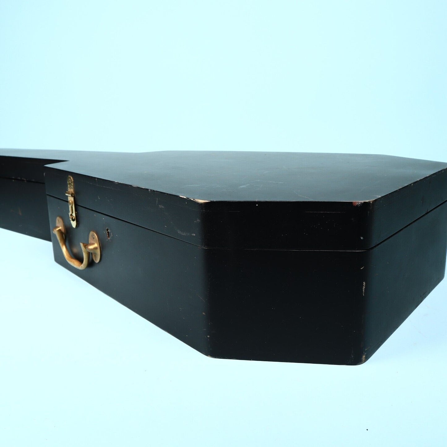 TKL Wooden Coffin Case for Martin OO 12-Fret Parlor Acoustic Guitar
