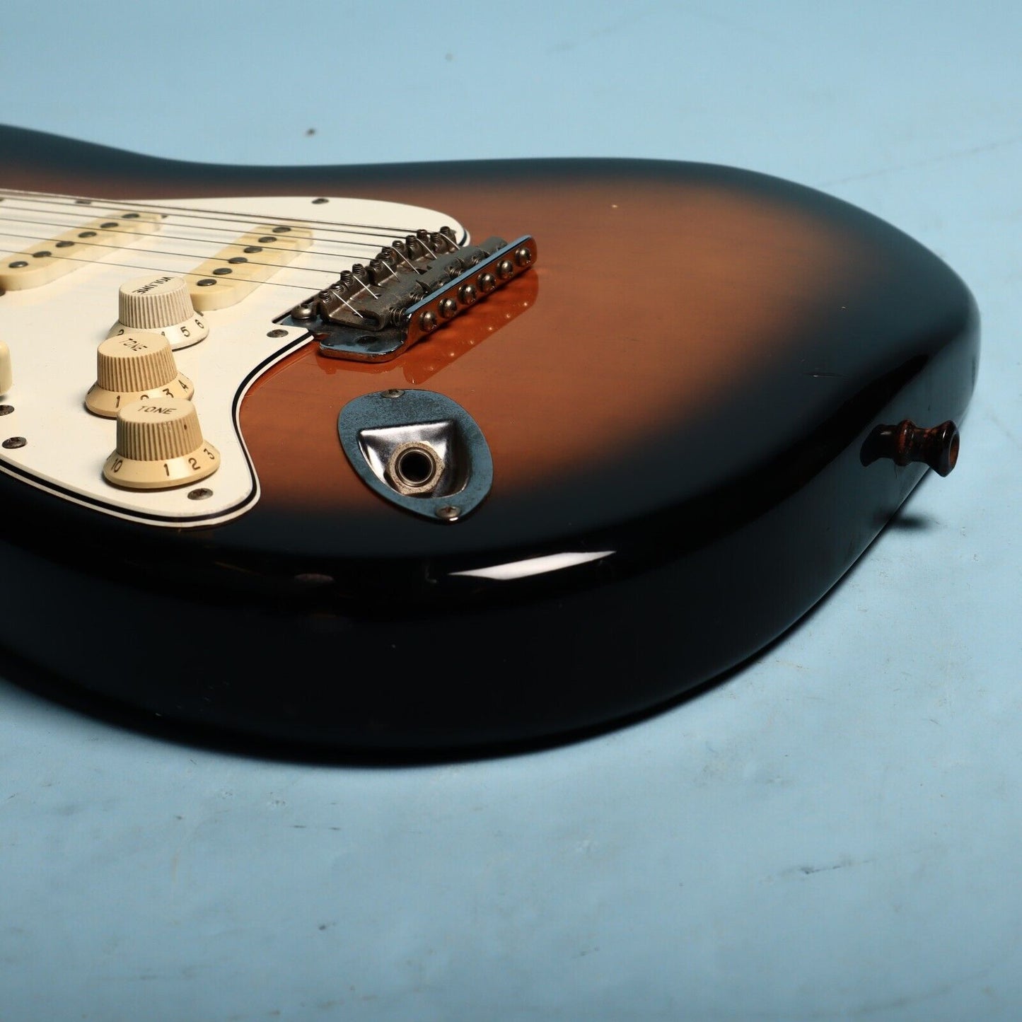 Fernandes MIJ Strat Left Hand Electric Guitar Tobacco Burst