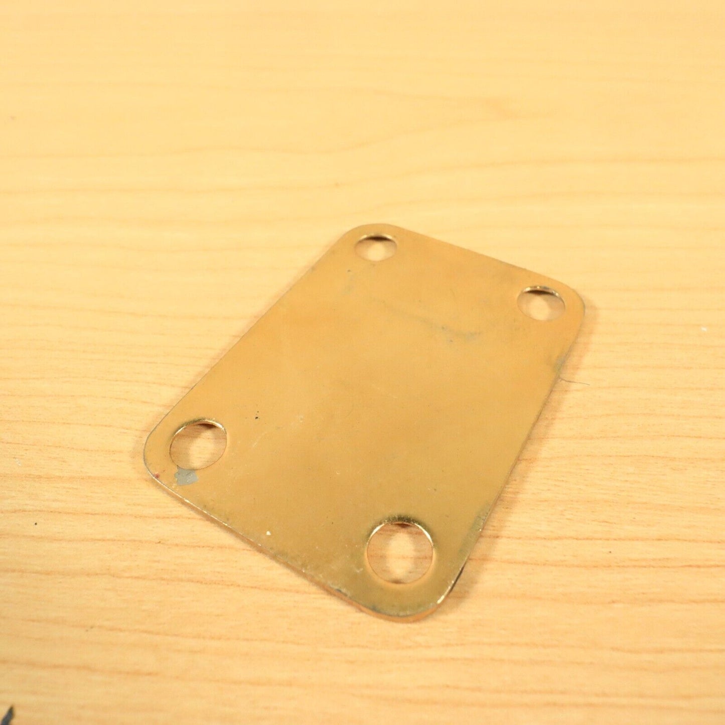 Vintage Made In Japan Electric Guitar Gold Neck Plate MIJ