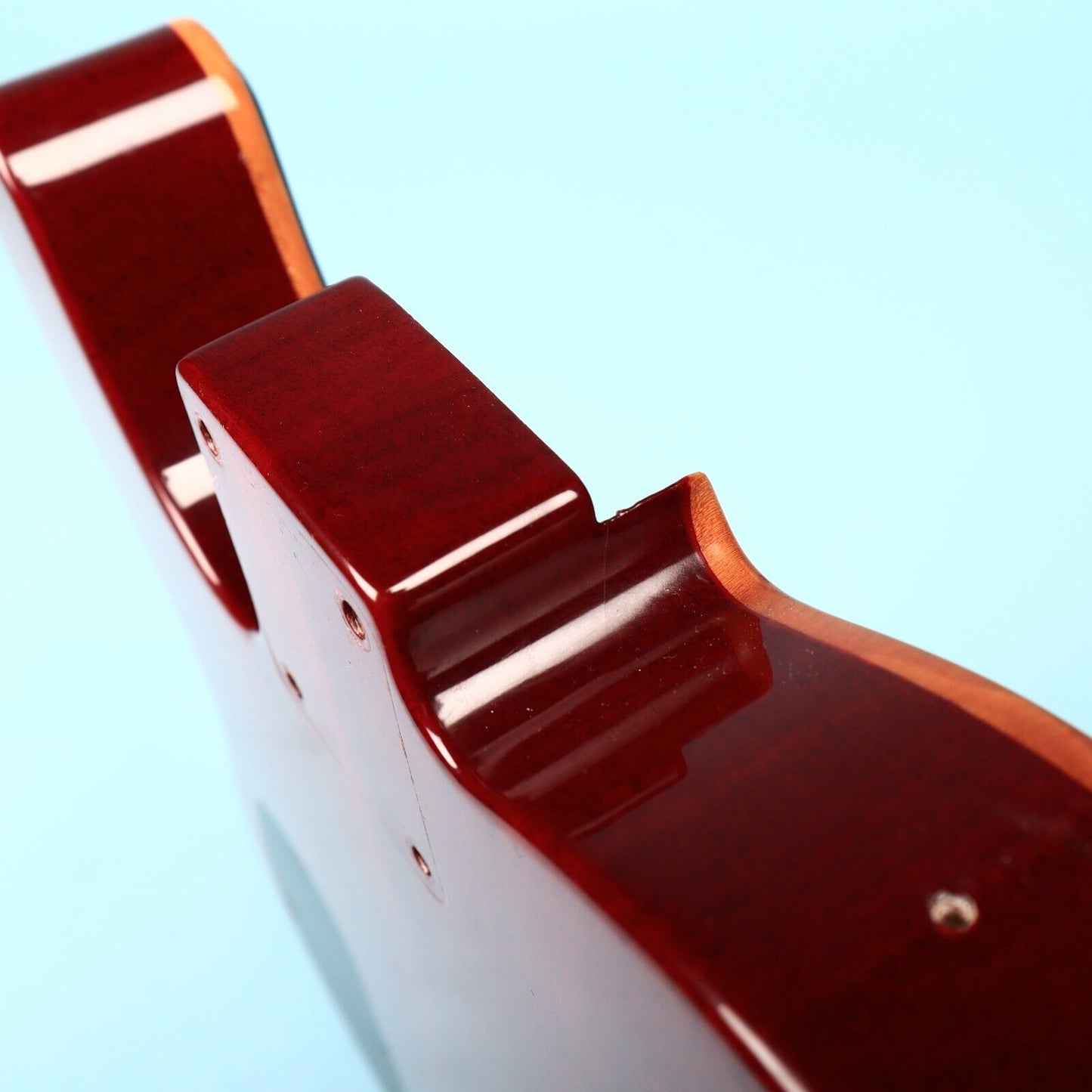 Tele Bounded Guitar Body Red Light Quilted Red