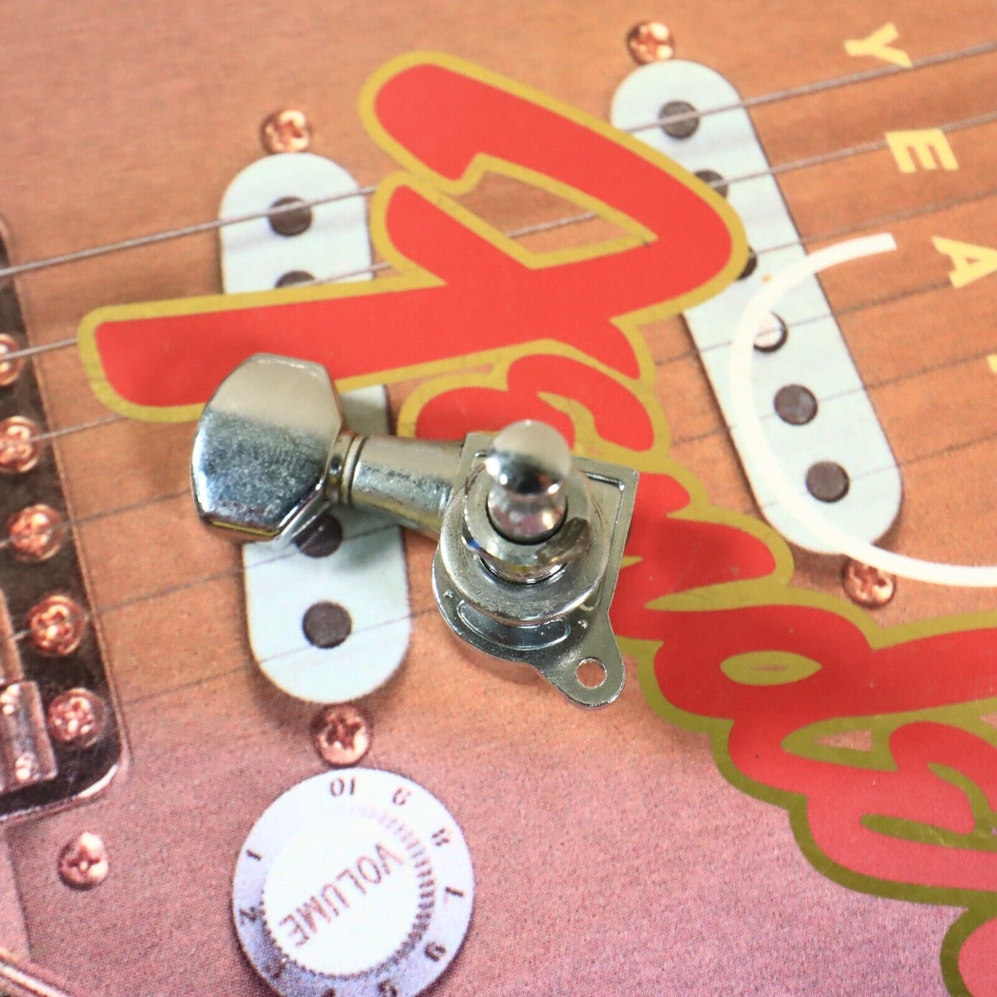 1 Fender Gotoh Brown Stratocaster Squier Japan Machine Head Tuner Tuning Inline