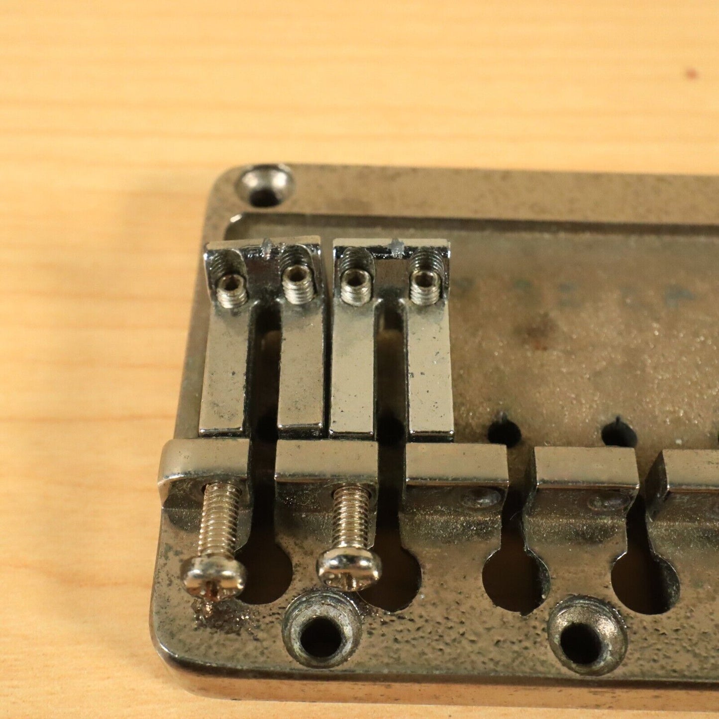 1980 Aria Pro II ZZ Guitar Recessed Bridge Plate Hardtail Vintage Part Japan