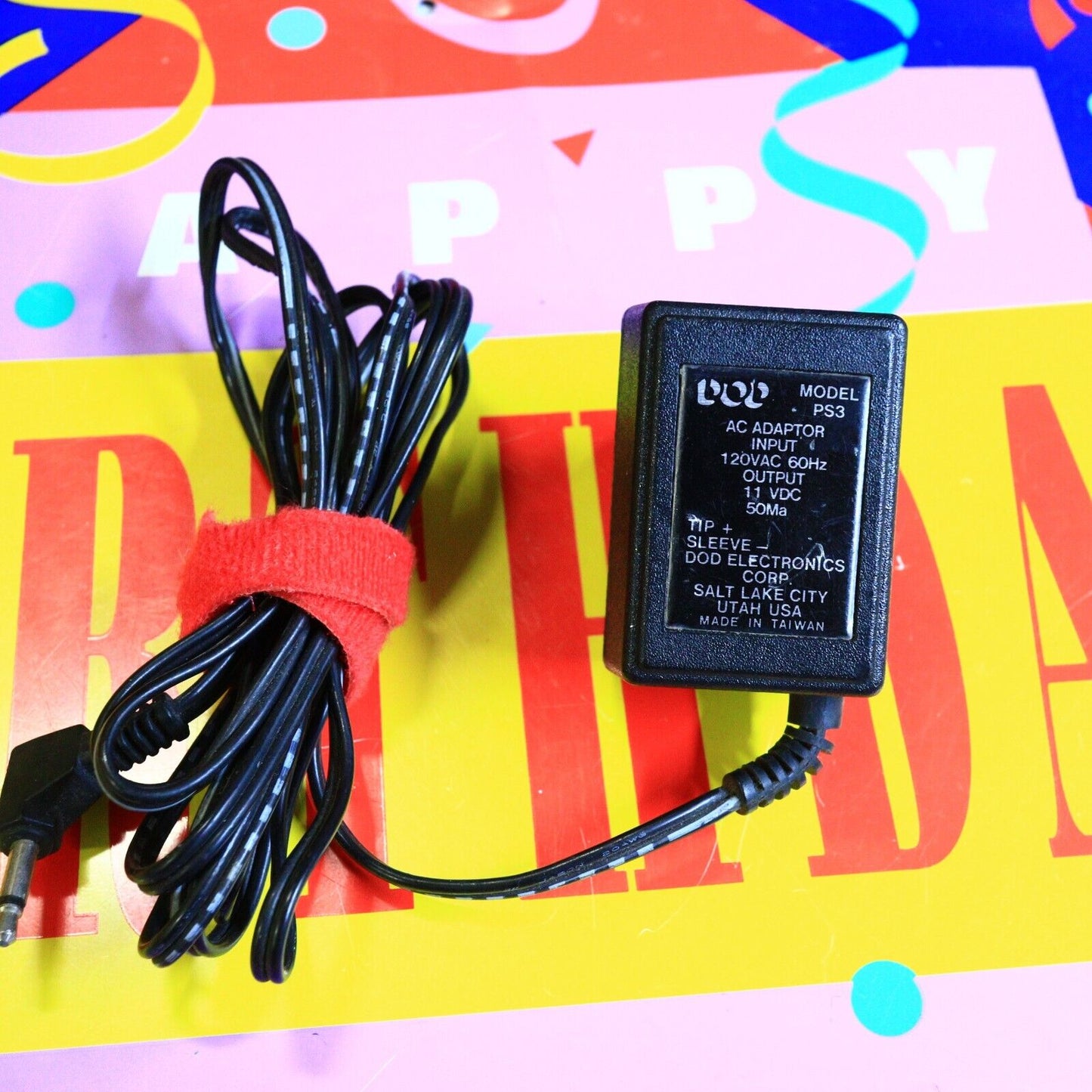 DOD Digitech Model PS3 11v DC 50mA 3.5mm Barrel OEM Pedal Power Supply Adapter