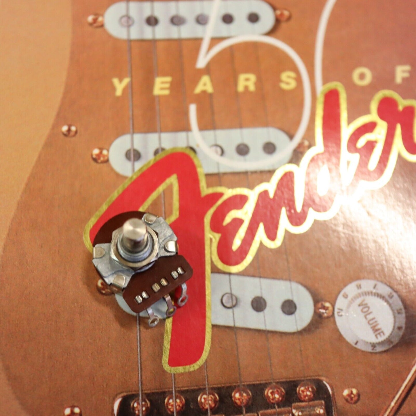 1986 Fender Telecaster AVRI CTS Pot NOS 250K Solid Shaft Guitar Potentiometer