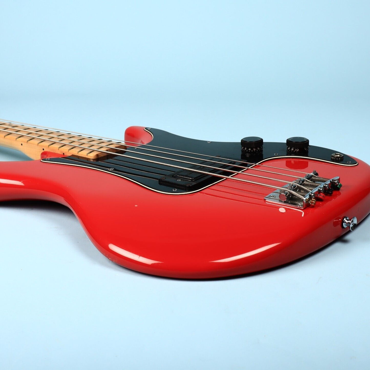 1987 Peavey Patriot Electric Bass Red Guitar USA American