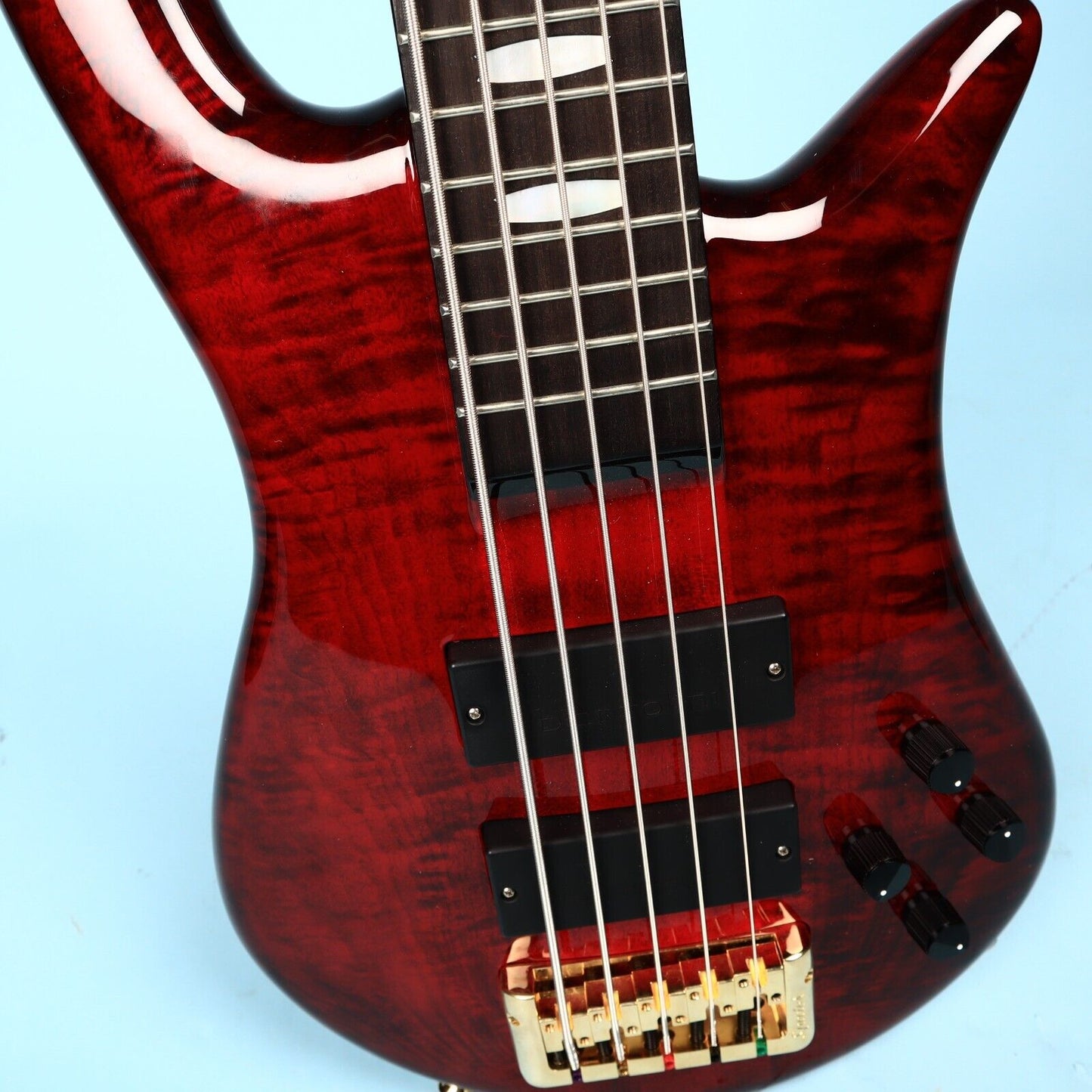 Spector Euro 5 LX 5-String Bass Guitar – Black Cherry Gloss