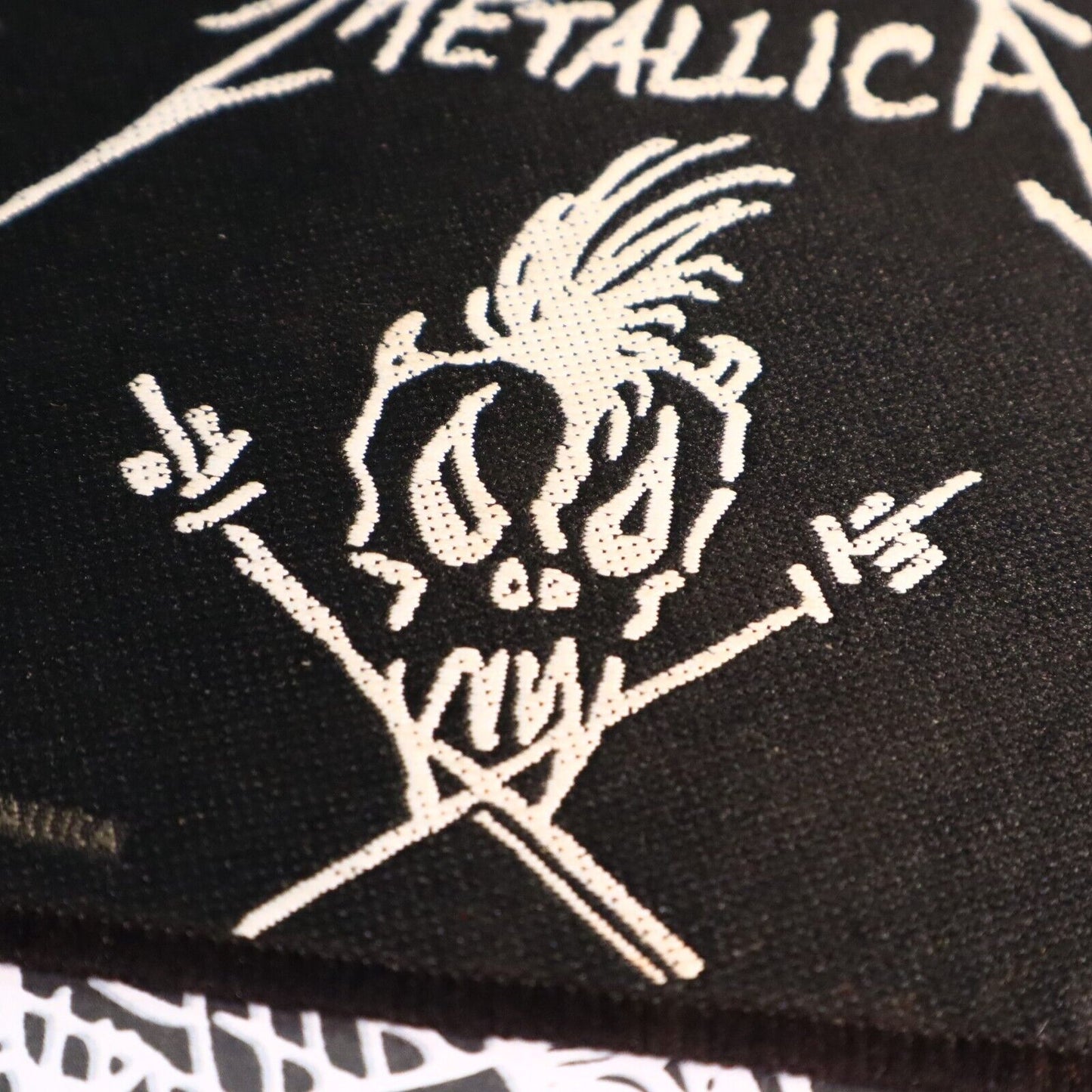 1993 Metallica SCARY GUY Woven Patch Officially Licensed Vintage Good Condition