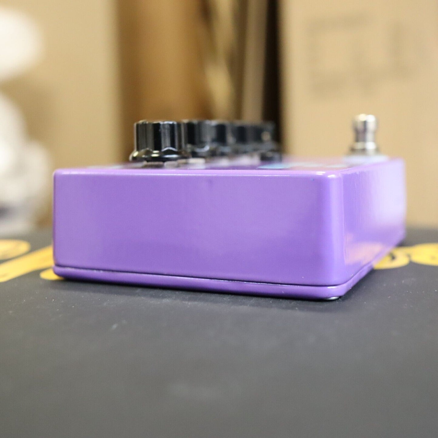 2008 V1 SubDecay Quasar Phase Shifter Guitar Purple USA Made Pedal Hand Signed