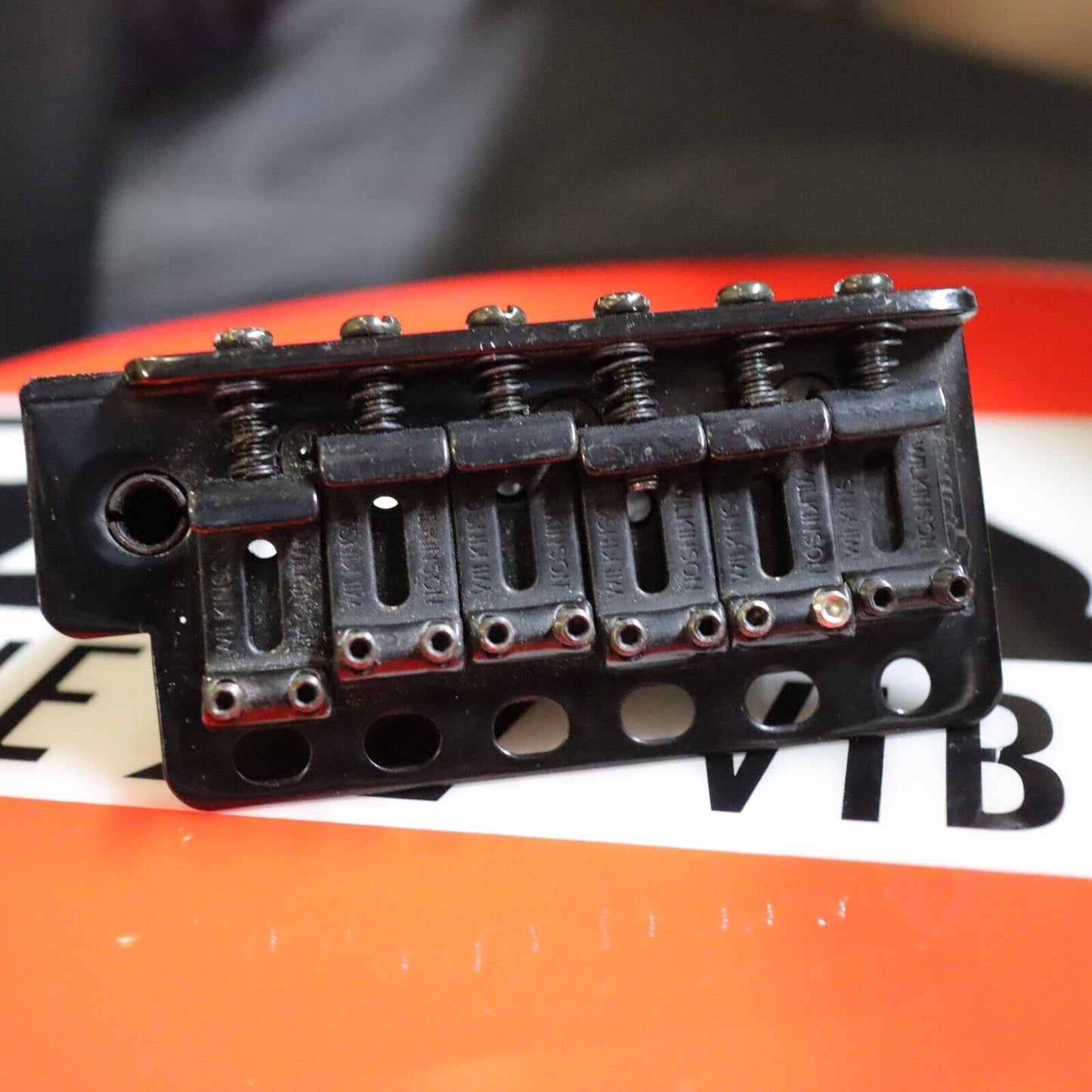 Wilkinson WVCSB Vintage Strat Tremolo Guitar Bridge - Black