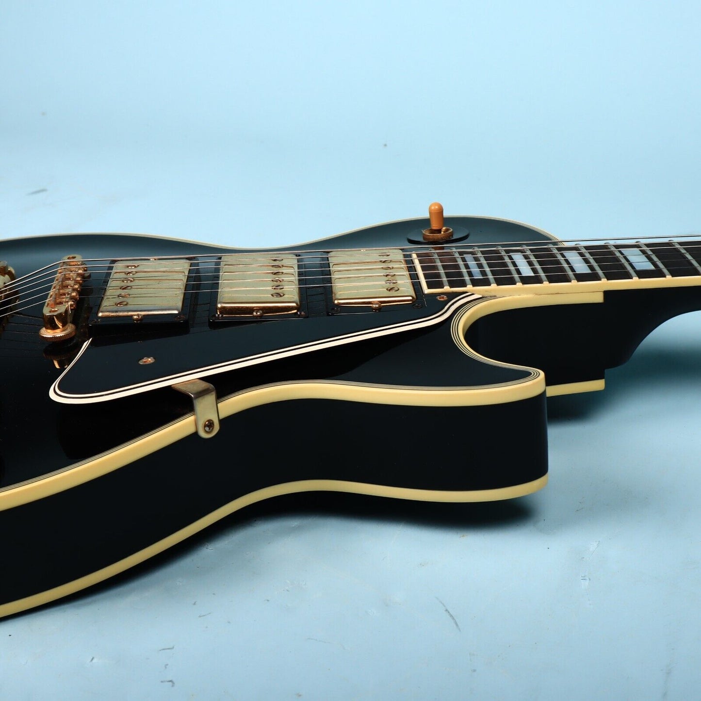 2007 Gibson Les Paul Custom Black Beauty 3 Humbucker Electric Guitar