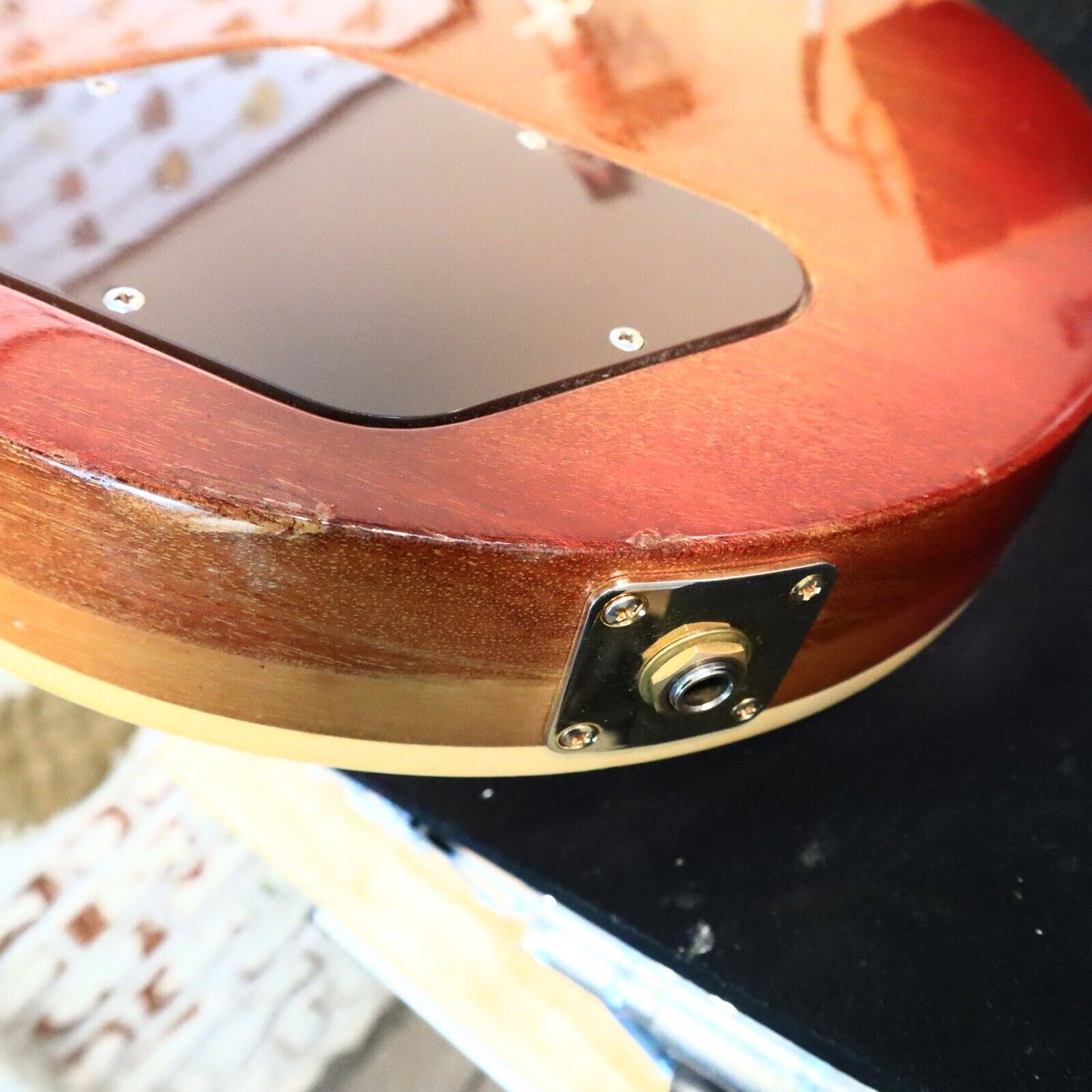 1973 Gibson Les Paul Vintage Standard Conversion Pancake Deluxe Electric Guitar