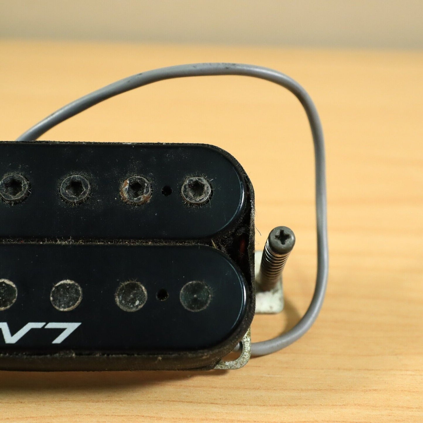 1990's Japan Ibanez RG Series V7 Black Neck Humbucker Guitar Pickup 4.68ohms
