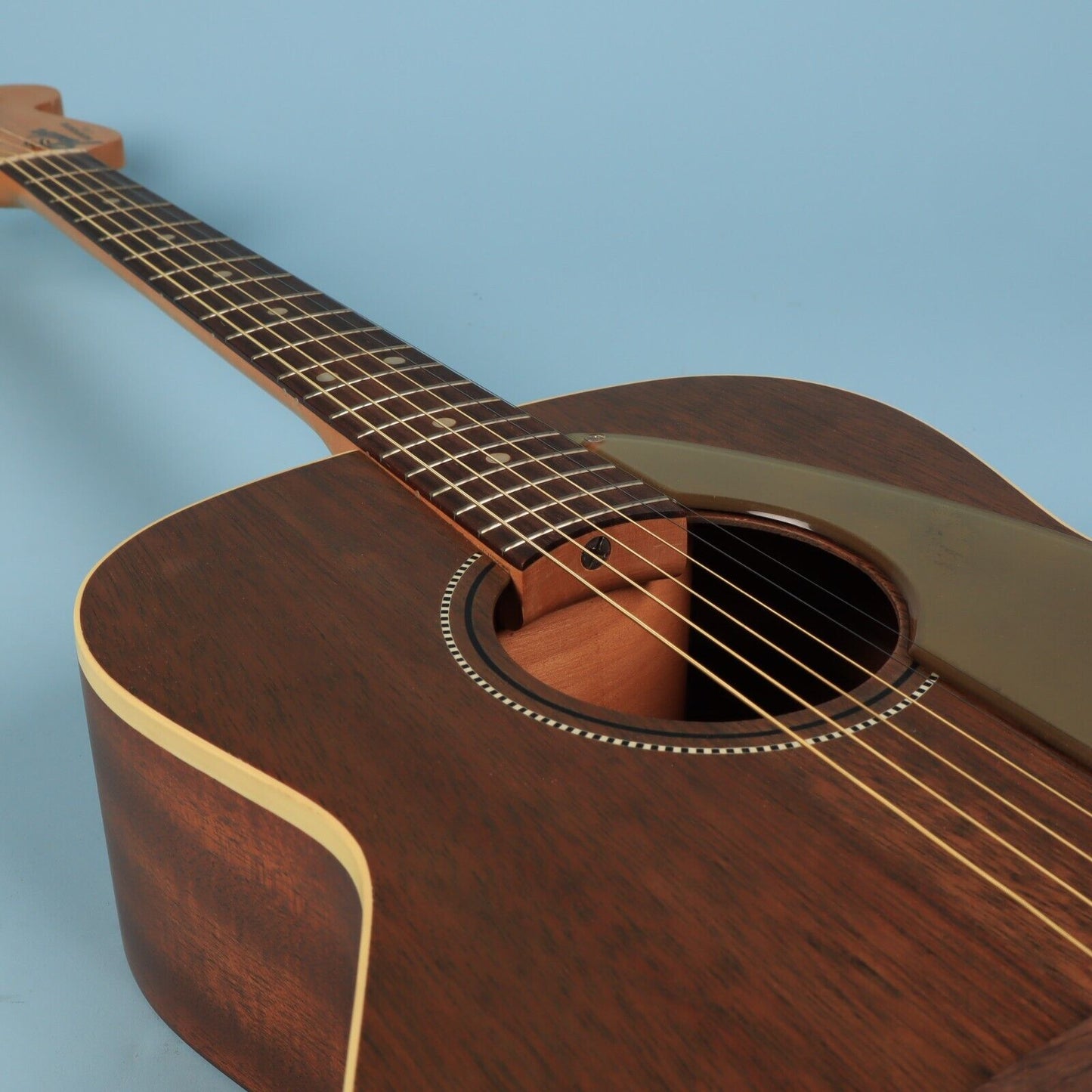 1960s Vintage Fender Newporter Acoustic Guitar Mahogany w/ Case Excellent Con.