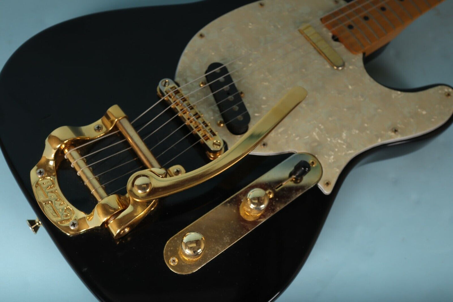 Vintage All-Parts Telecaster with Bigsby Tremolo Vibrato - Black