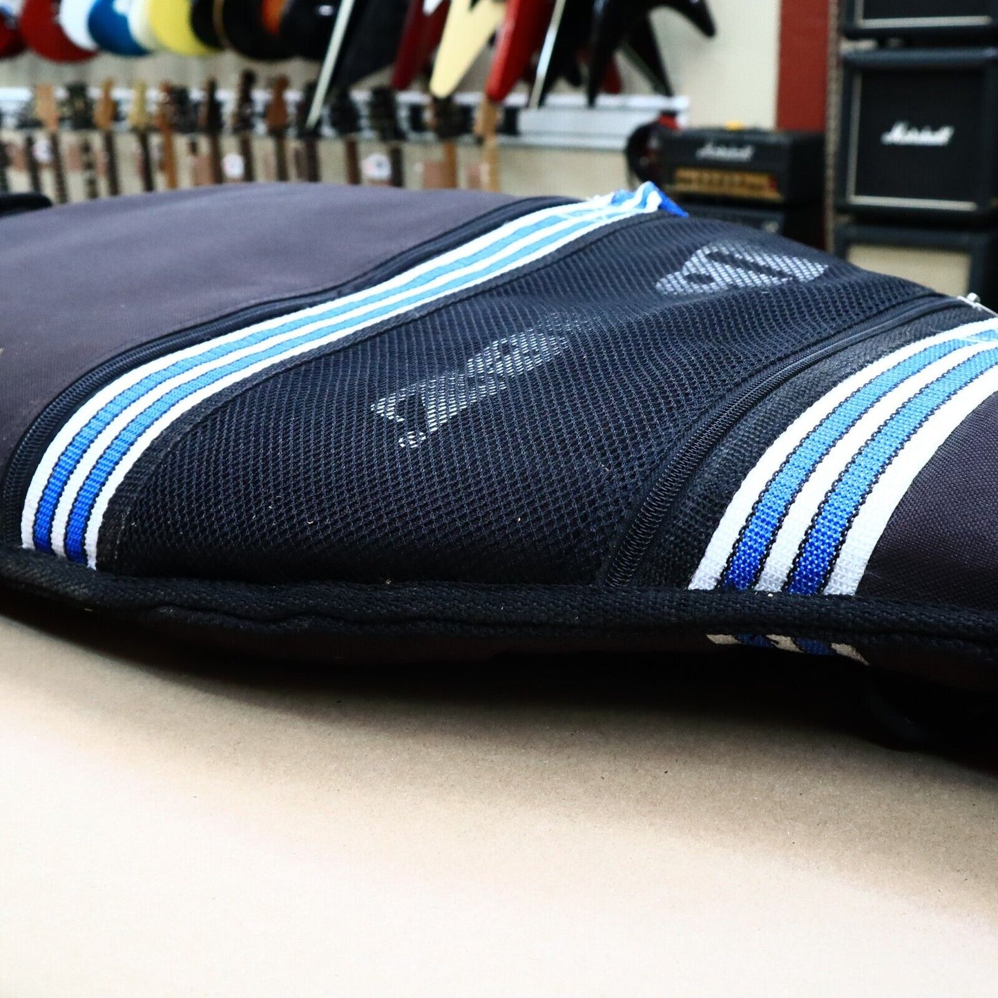 1990s Vintage TKL Ibanez S Series RG Gig Bag Padded Deluxe Blue / White