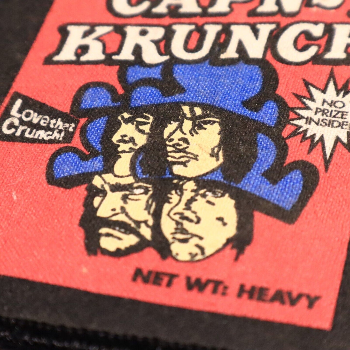 Metallica Cap'ns of Crunch Iron-On Patch Vintage