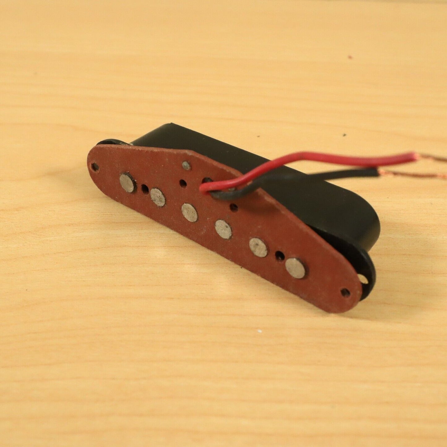 Vintage Red Bobbin Stratocaster Pickup Bridge Single Coil FOR PARTS NOT WORKING*