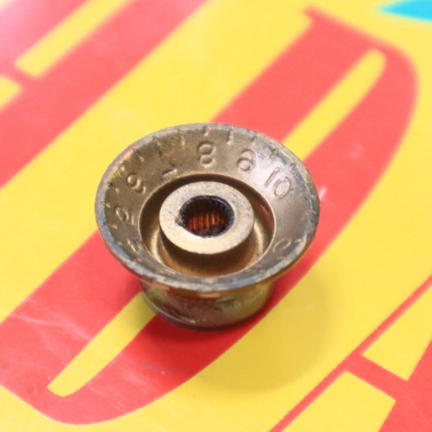Vintage Gibson Gold Bell Top Hat Knob for Electric Guitars - Single Item