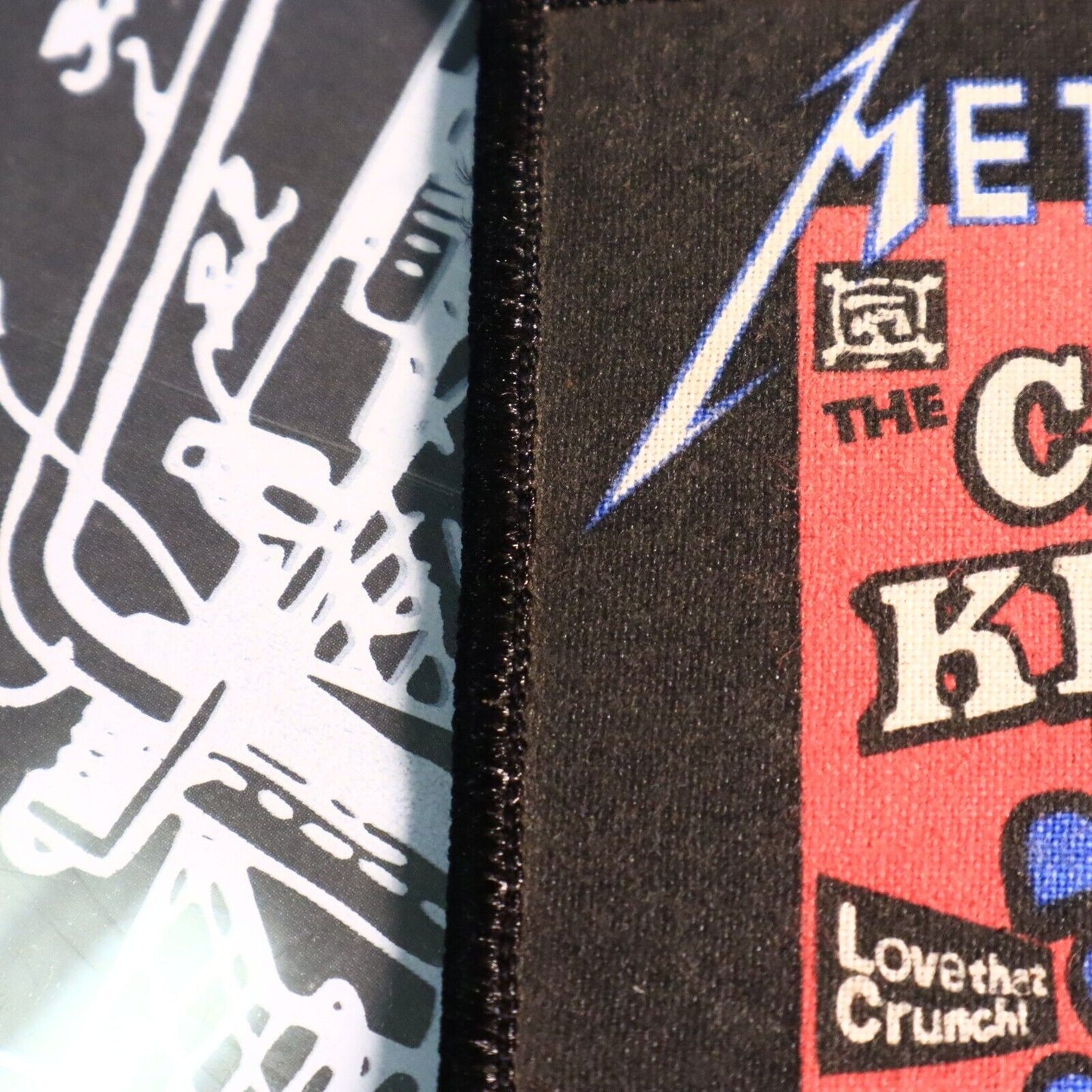Metallica Cap'ns of Crunch Iron-On Patch Vintage