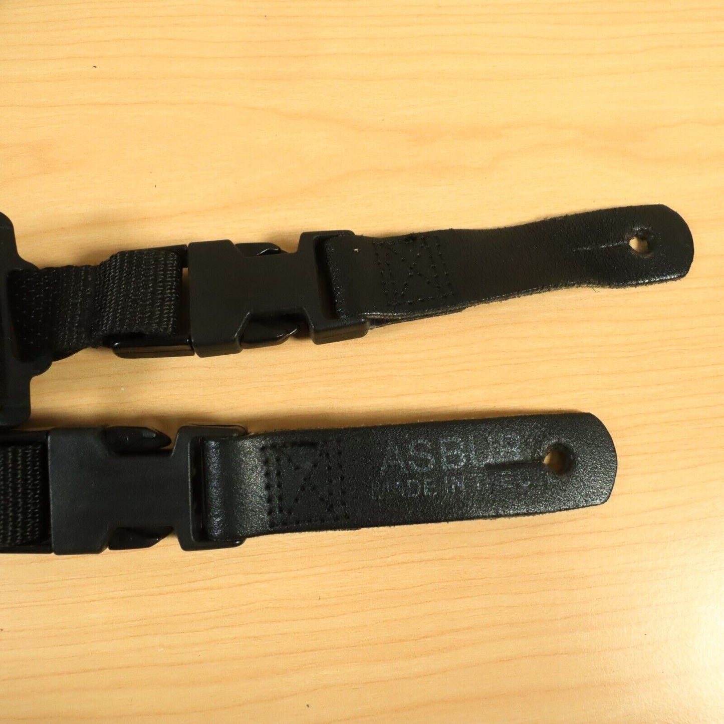 Asburn Guitar/Bass Strap ClipLock Guitar Strap Black Made in USA