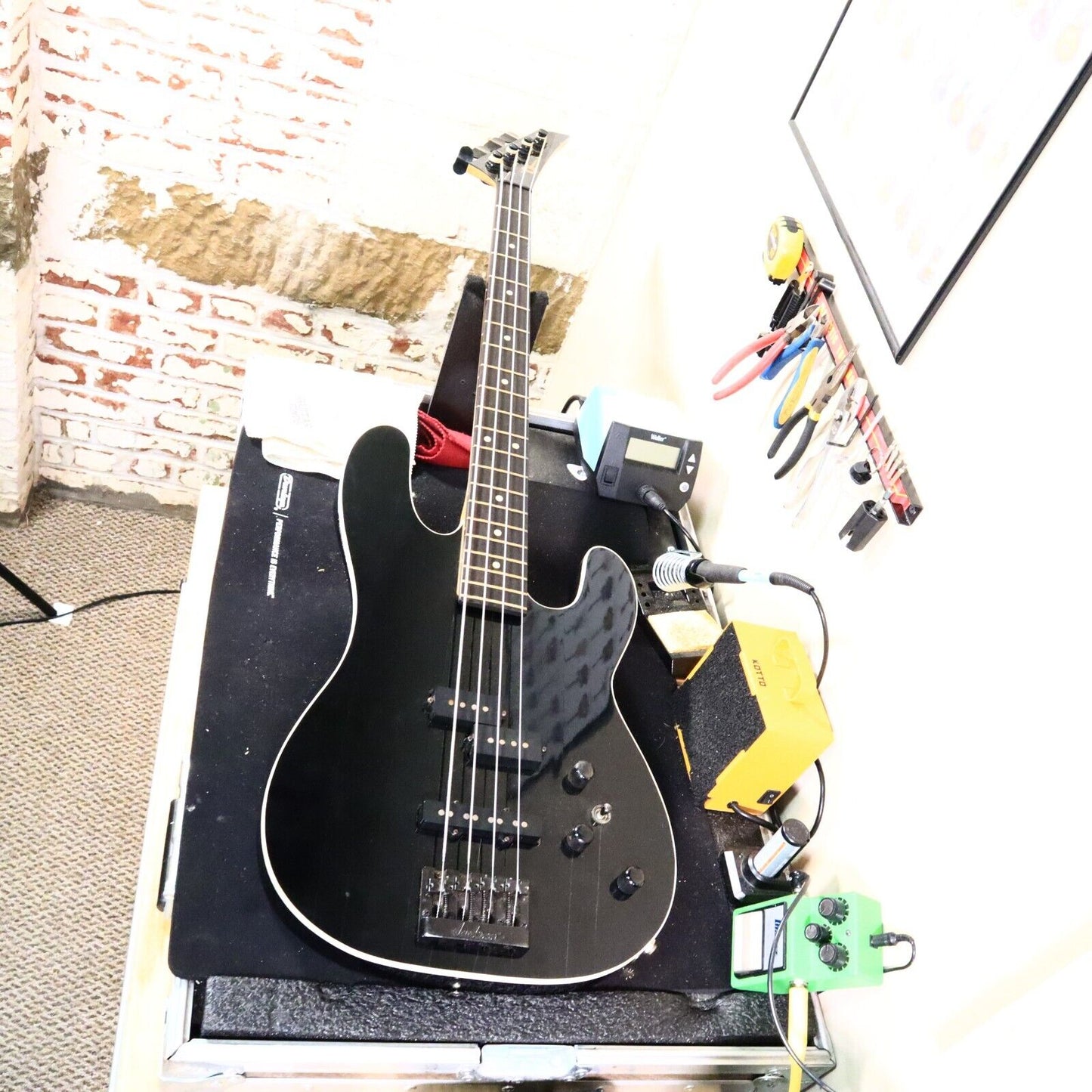 1984 Charvel Bass USA American Made Custom Record Company Order Black Ebony