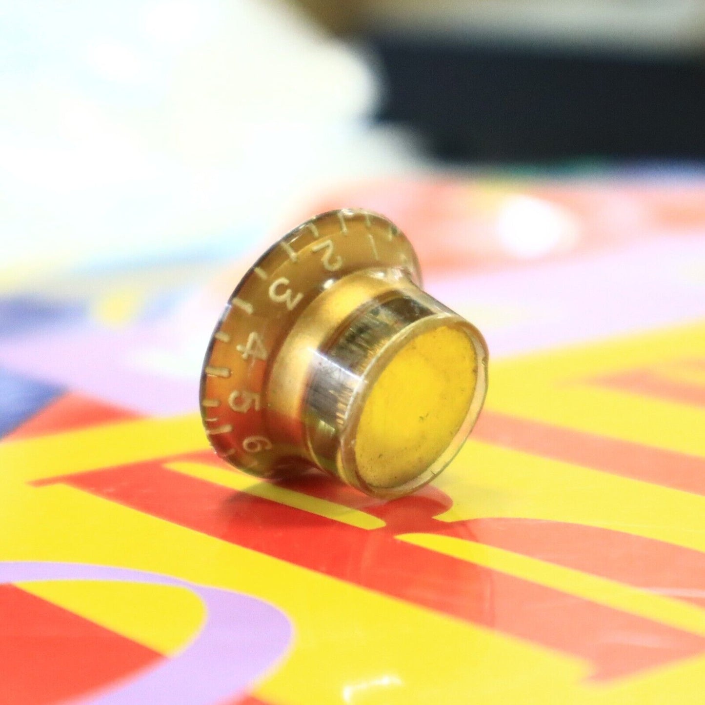 Vintage Gibson Gold Bell Top Hat Volume Knob for Electric Guitars - Single Item