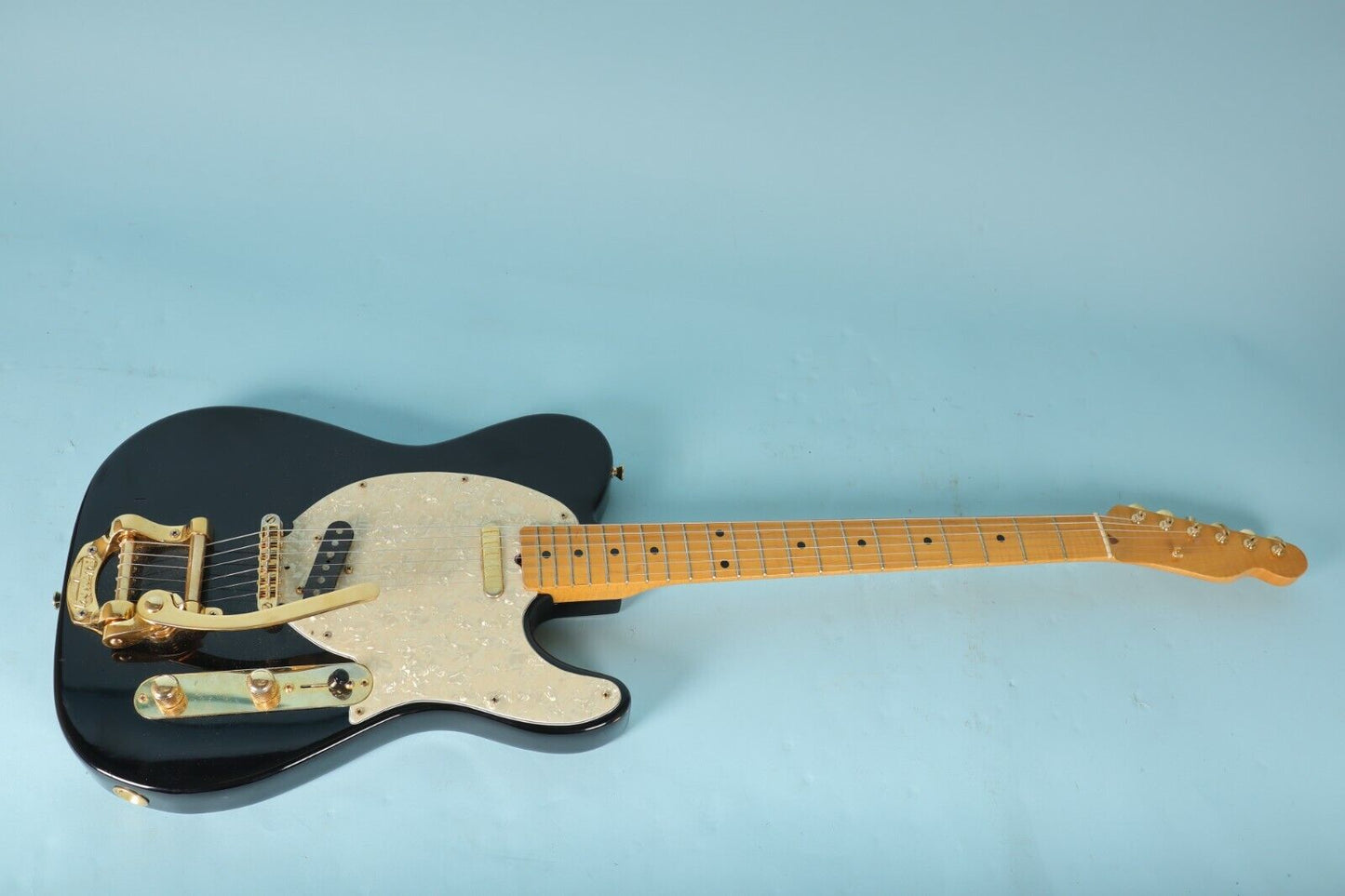 Vintage All-Parts Telecaster with Bigsby Tremolo Vibrato - Black