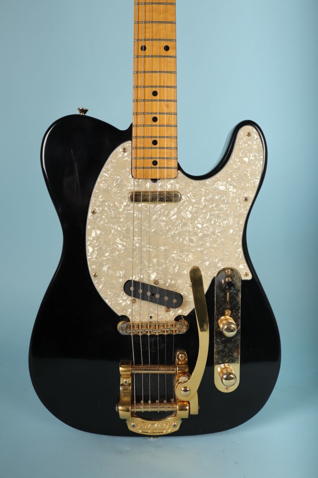 Vintage All-Parts Telecaster with Bigsby Tremolo Vibrato - Black
