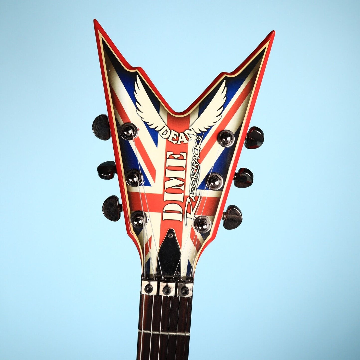 Dean Dime Dimebag Darrell Razorback 255 Union Jack England UK Electric Guitar