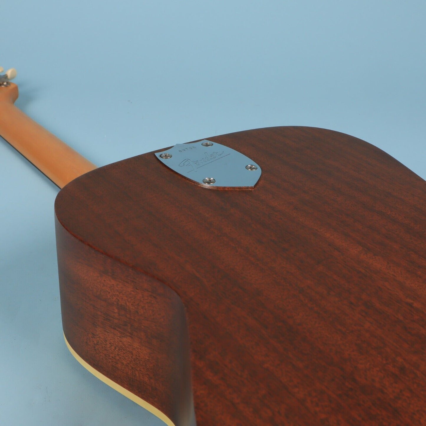 1960s Vintage Fender Newporter Acoustic Guitar Mahogany w/ Case Excellent Con.