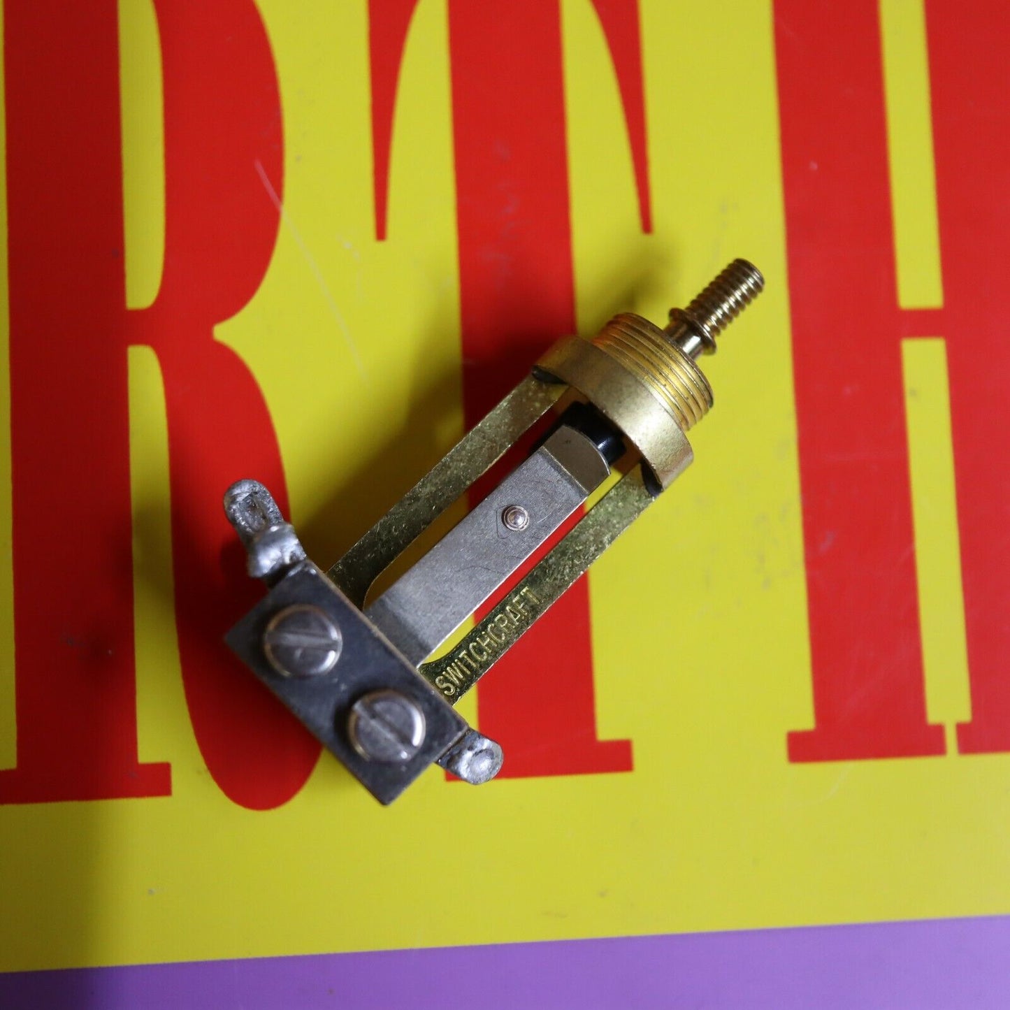 80s Switchcraft 3-way toggle USA Gold Switch Gibson Les Paul ES-335 Custom