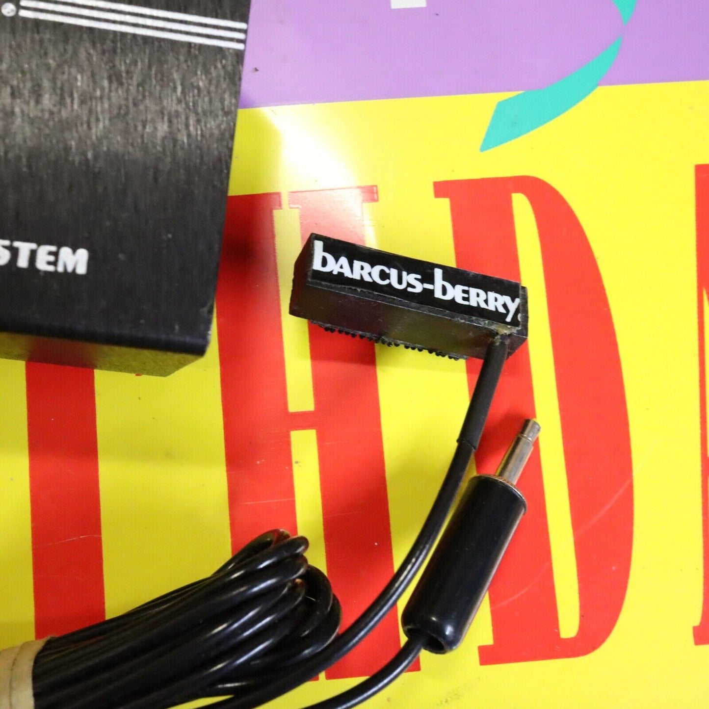 Barcus-Berry Transducer Microphone Clip On Instrument Electret Active Pre-Amp