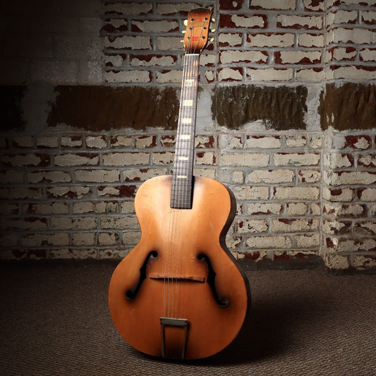 Vintage S.S. Stewart USA American Archtop Acoustic Guitar