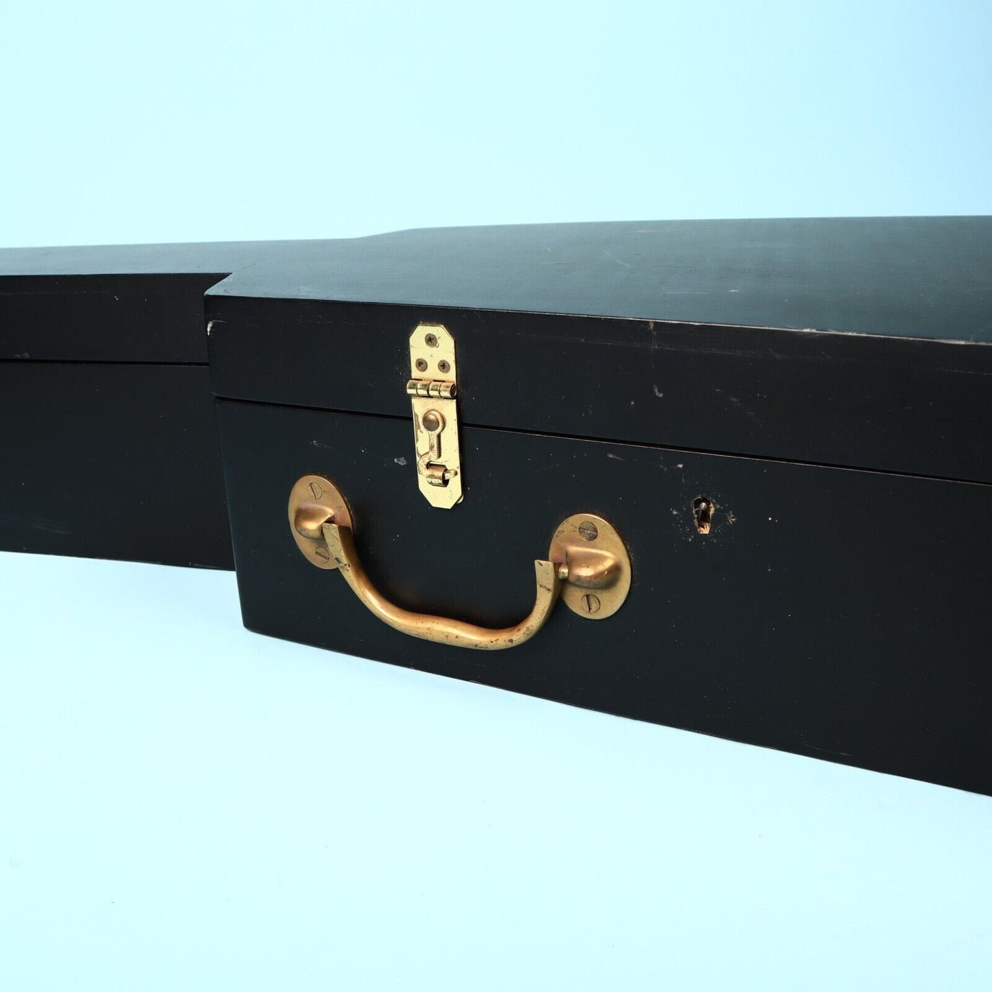 TKL Wooden Coffin Case for Martin OO 12-Fret Parlor Acoustic Guitar