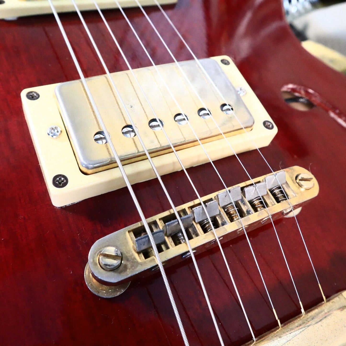 Vintage Seville ES-335 Red Copy Semi-Hollowbody Electric Guitar