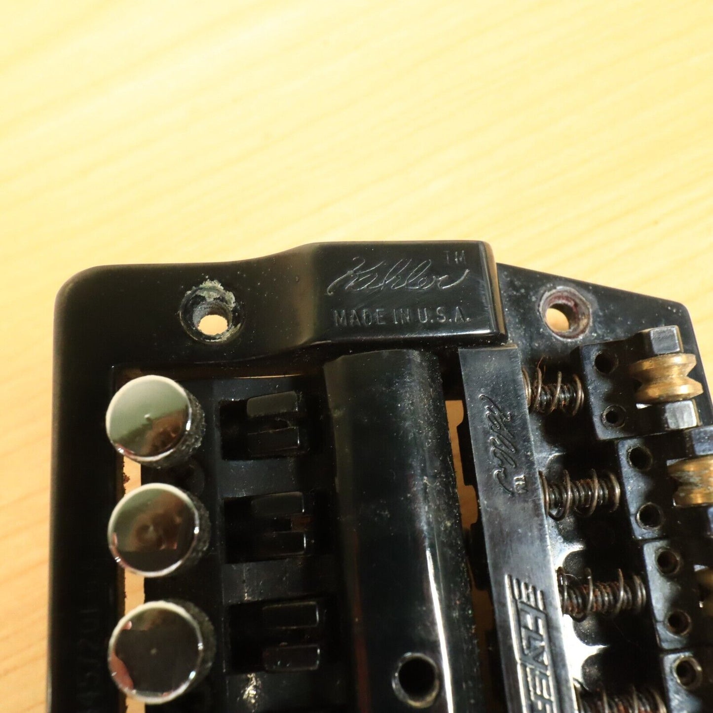 80’s Kahler 2300 Tremolo Bridge Vibrato Black Flyer USA American Black