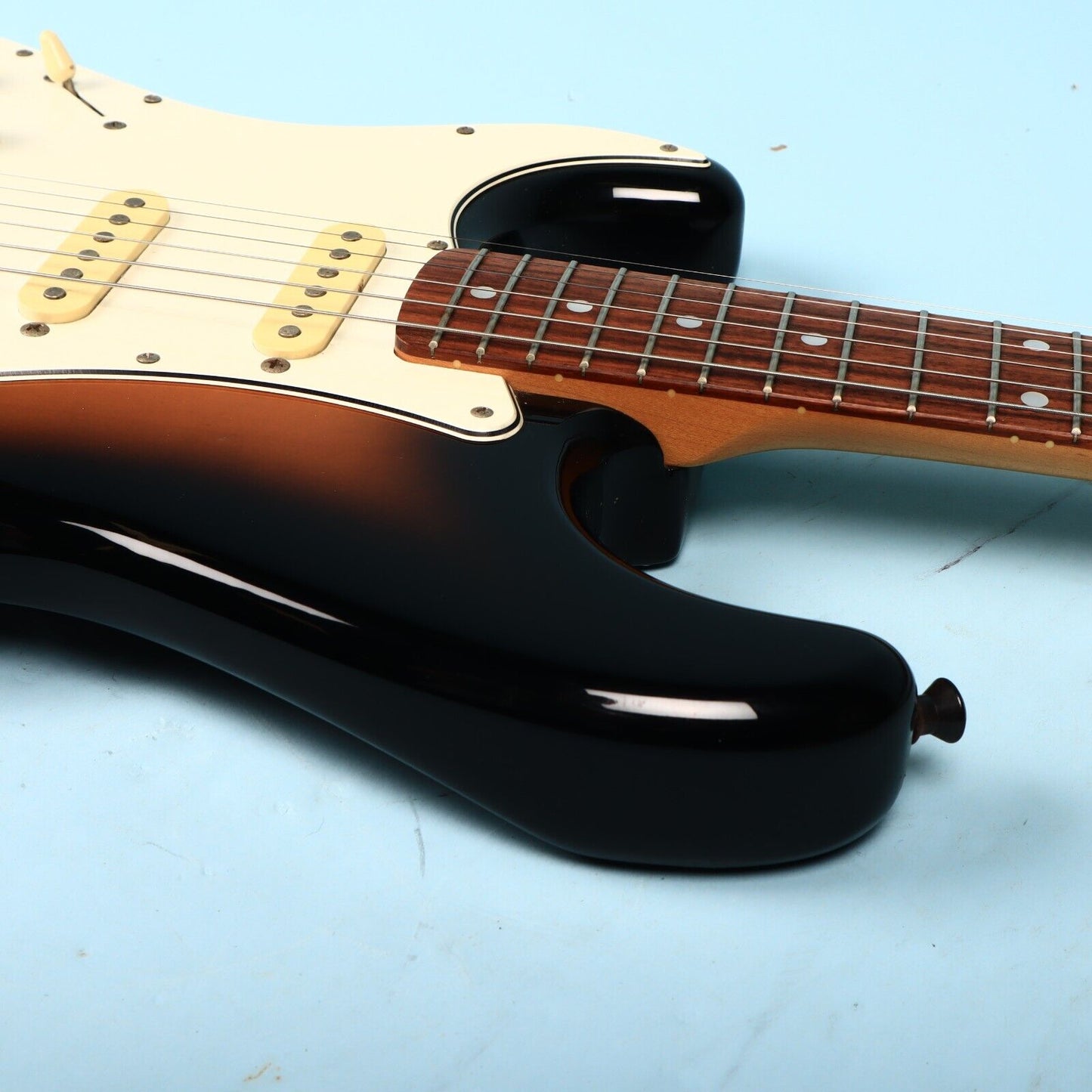 Fernandes MIJ Strat Left Hand Electric Guitar Tobacco Burst