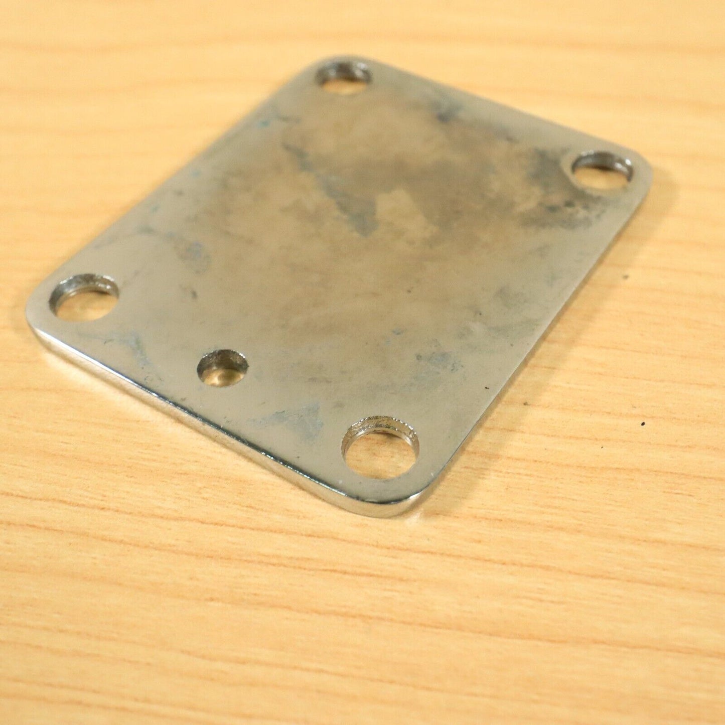 Fender Elite Neck Plate American Jazz Precision USA 1983 1984 Strat Tele Chrome
